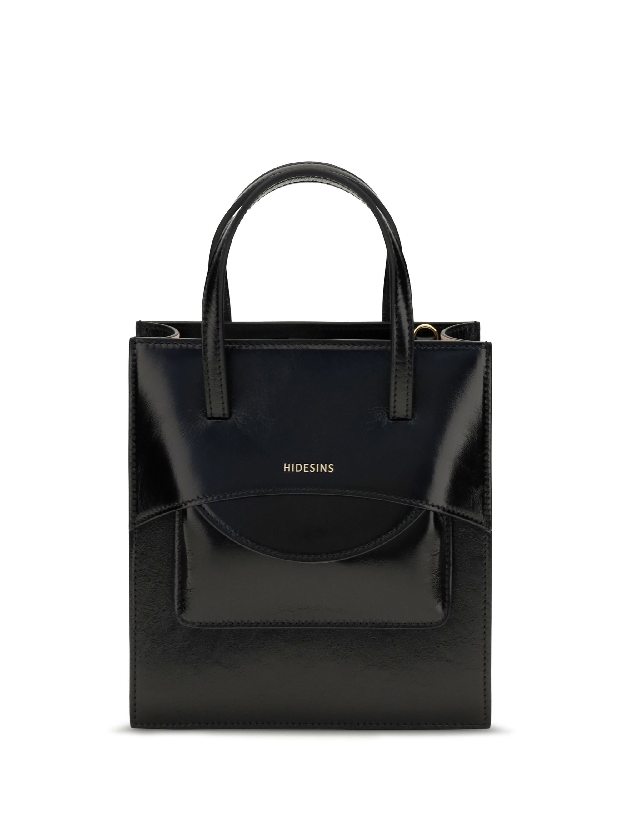 Hidesins Top Handle Bag — Black, view 3