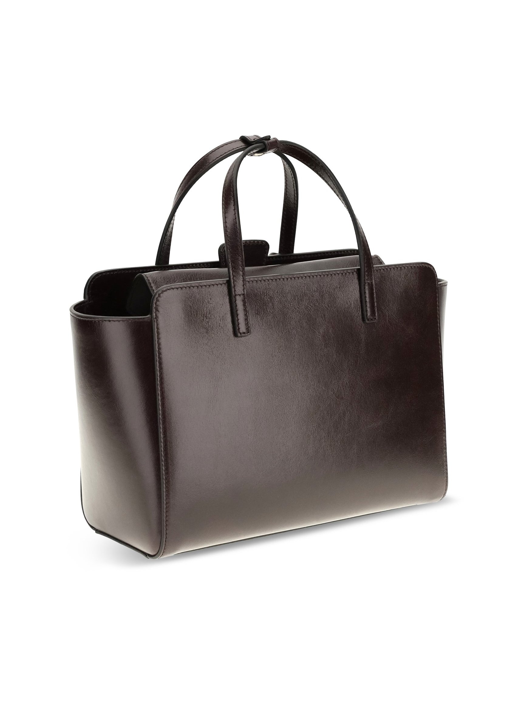 Hidesins Top Handle Bag — Brown, view 3