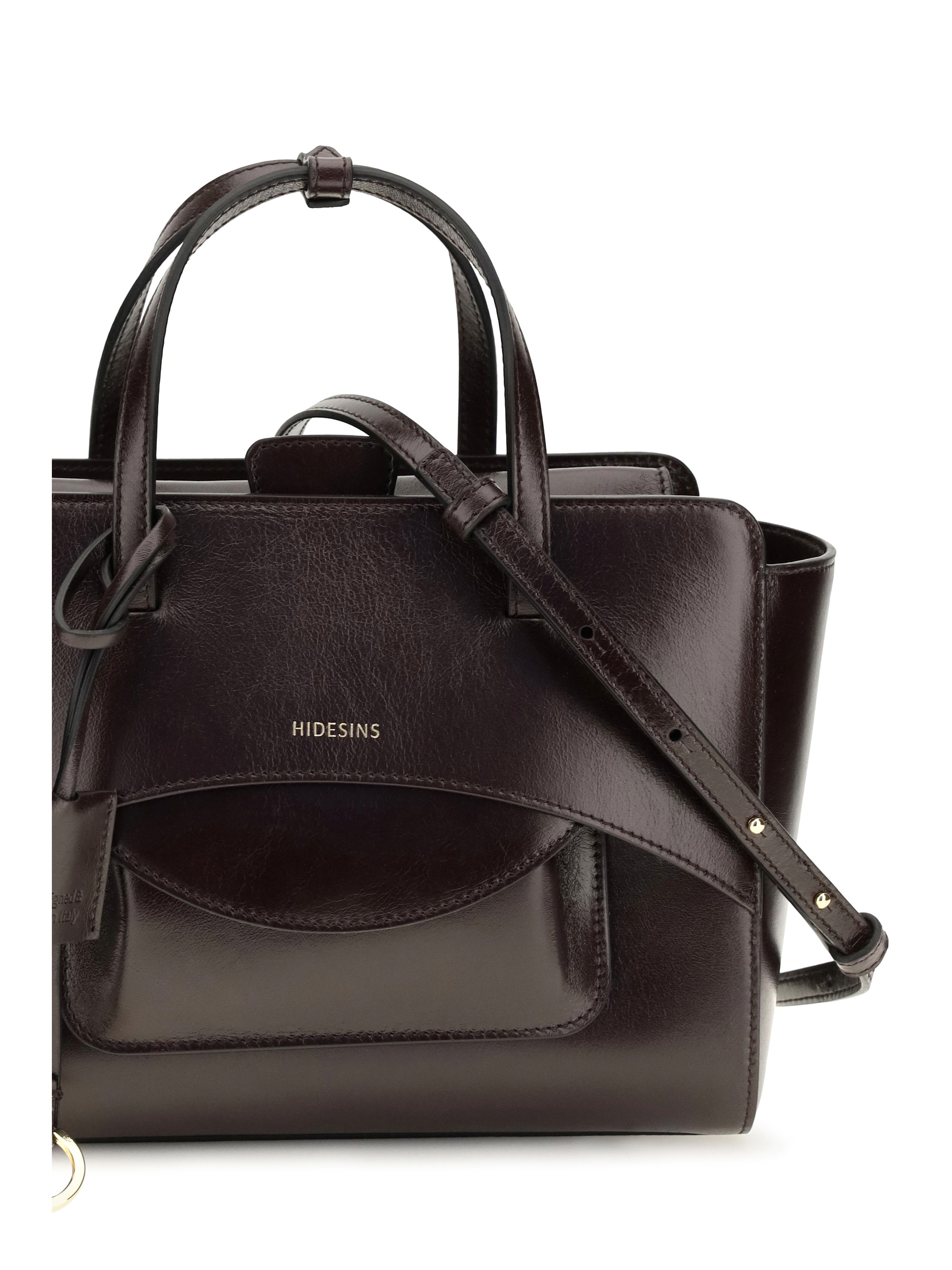 Hidesins Top Handle Bag — Brown, view 4