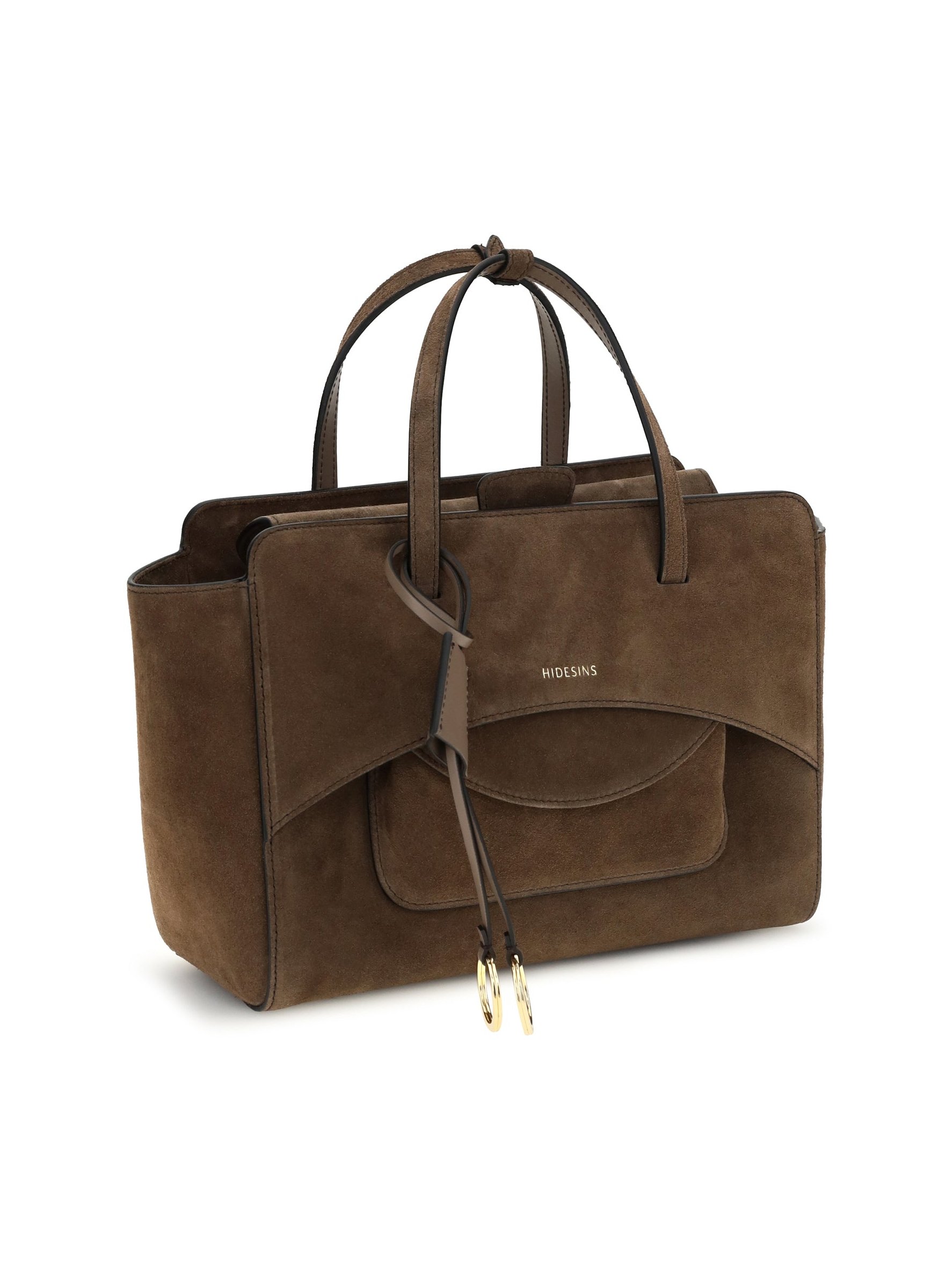Hidesins Top Handle Bag — Brown, view 2