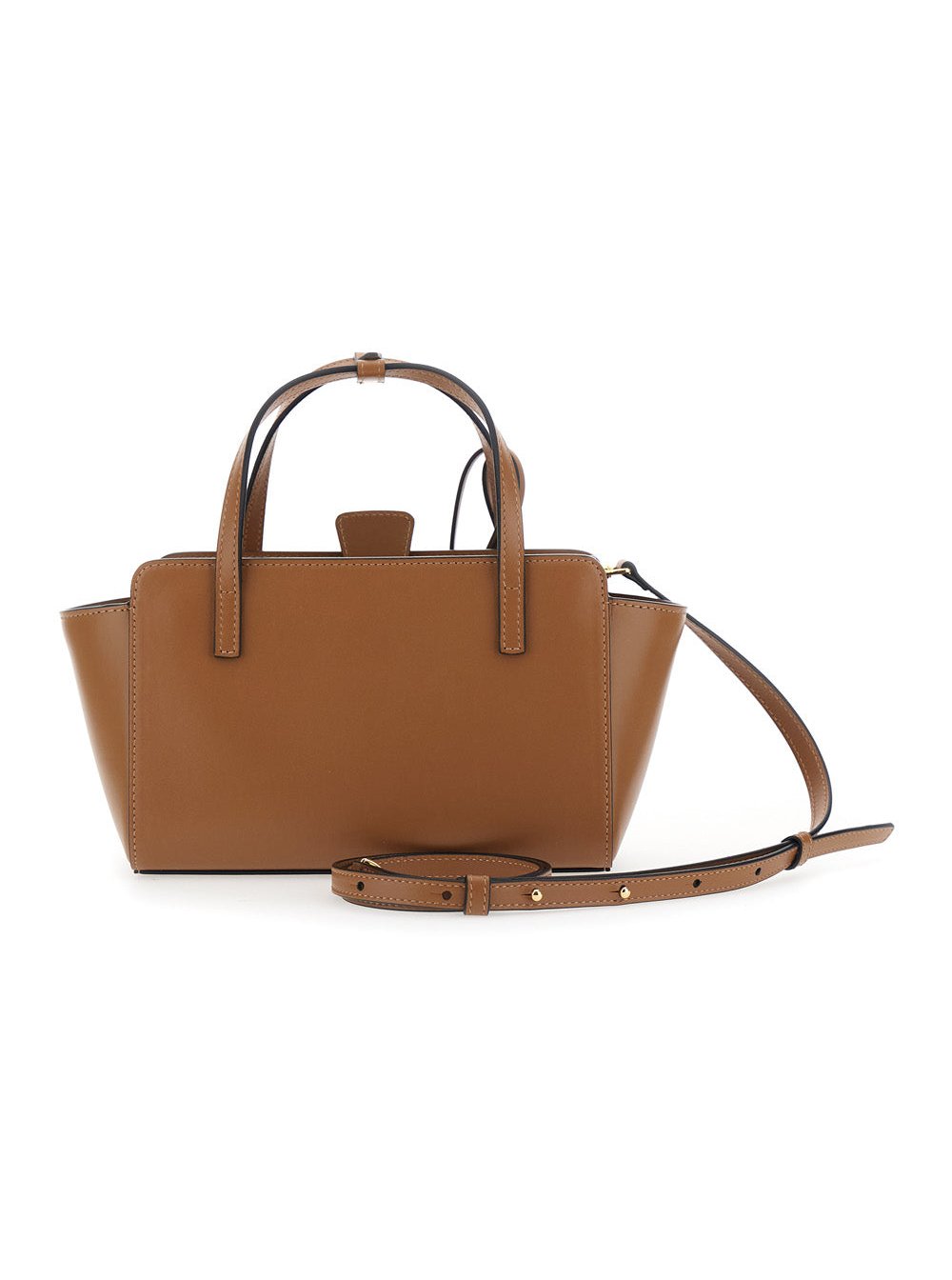 Hidesins Calf Leather Top Handle Bag — Brown, view 2