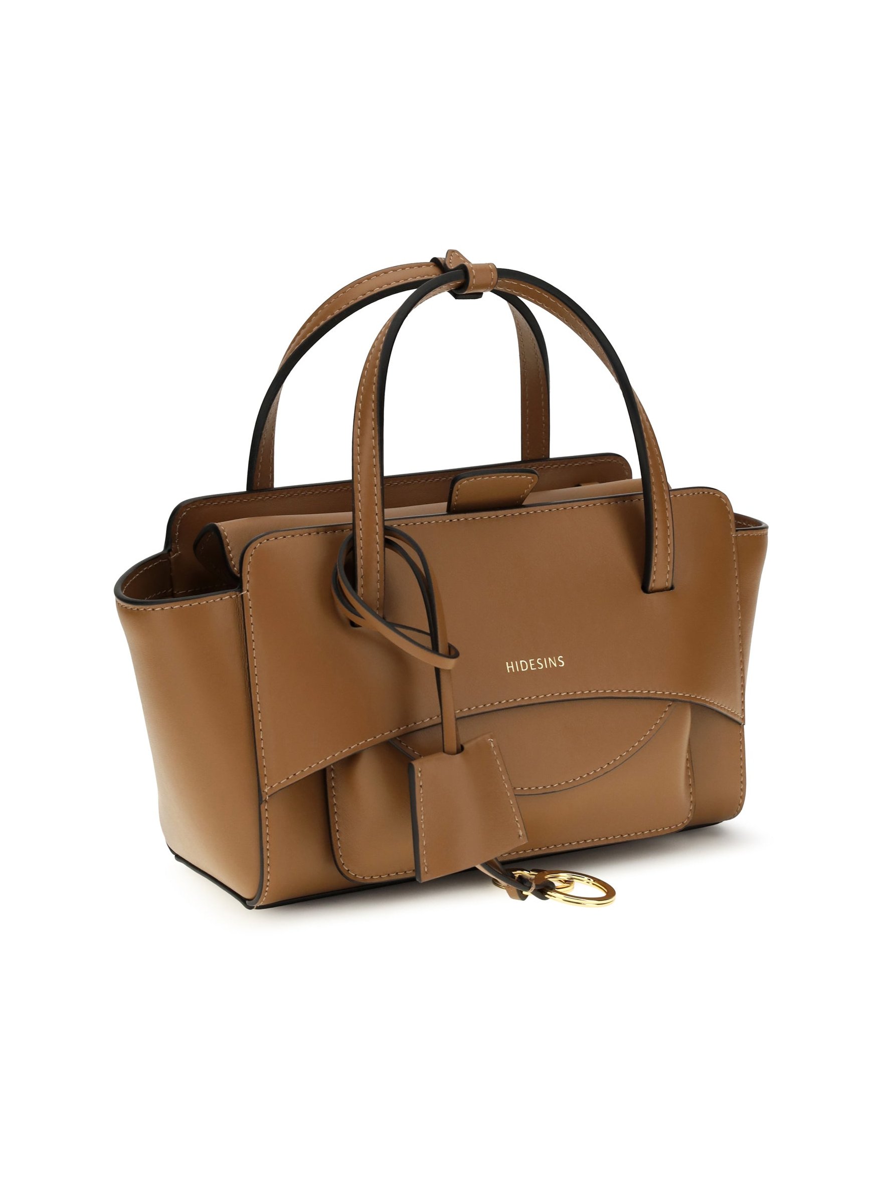 Hidesins Top Handle Bag — Caramel, view 2