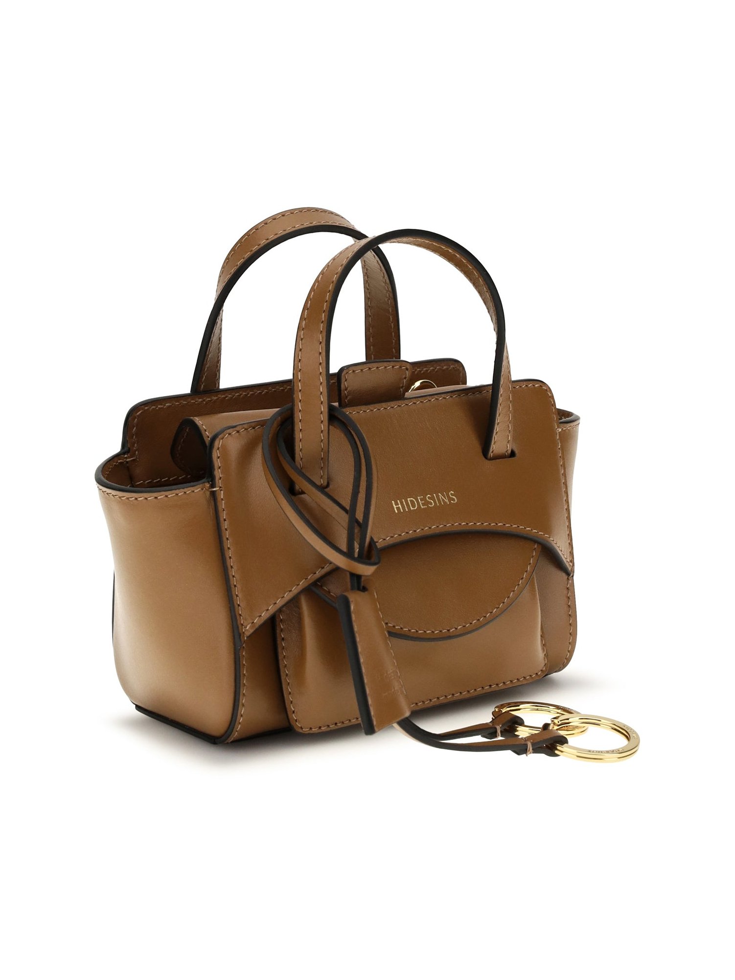 Hidesins Top Handle Bag — Caramel, view 2