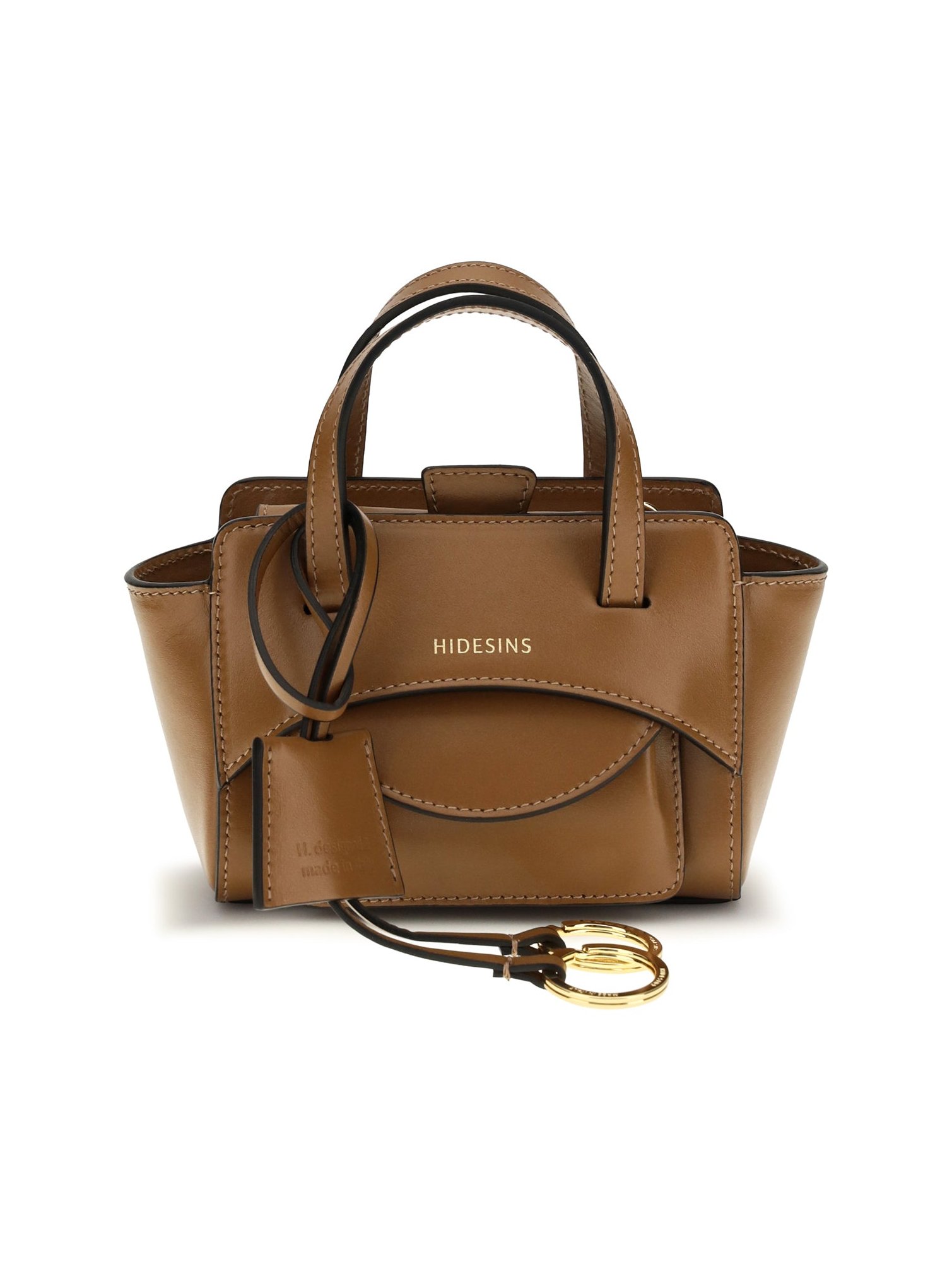 Hidesins Top Handle Bag — Caramel, view 3