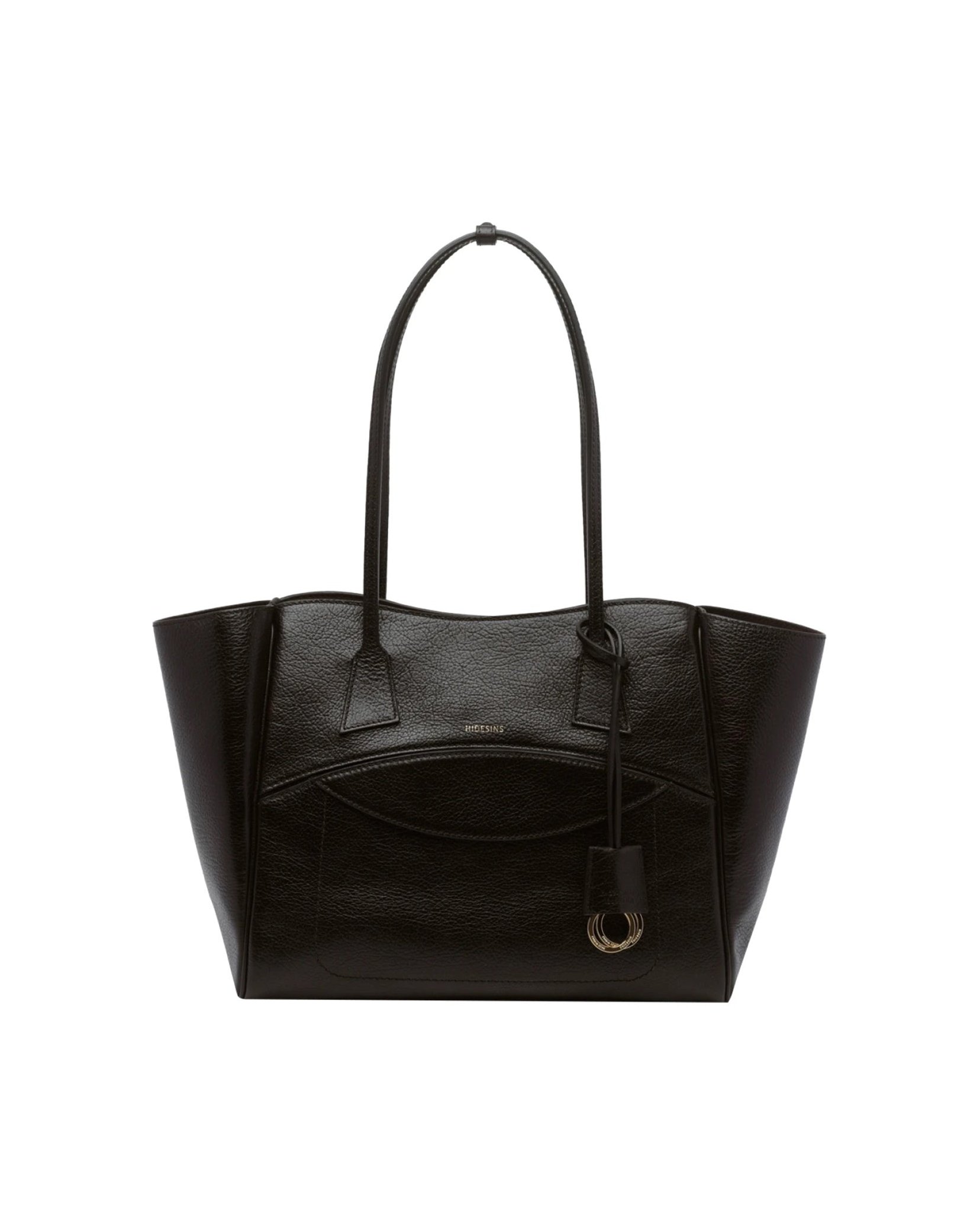 Hidesins Calf Leather Tote Bag — Black by Hidesins