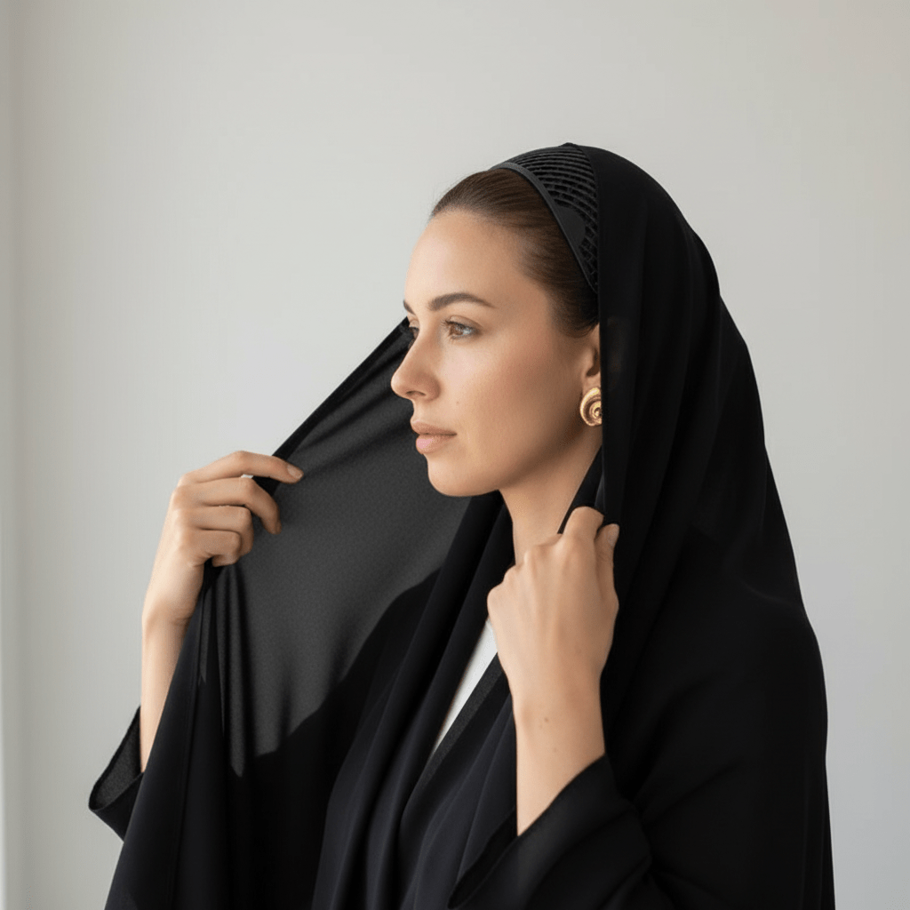 Flocked TPU Hijab Grip Headband (Breathable & Lightweight) (MAC303), view 2