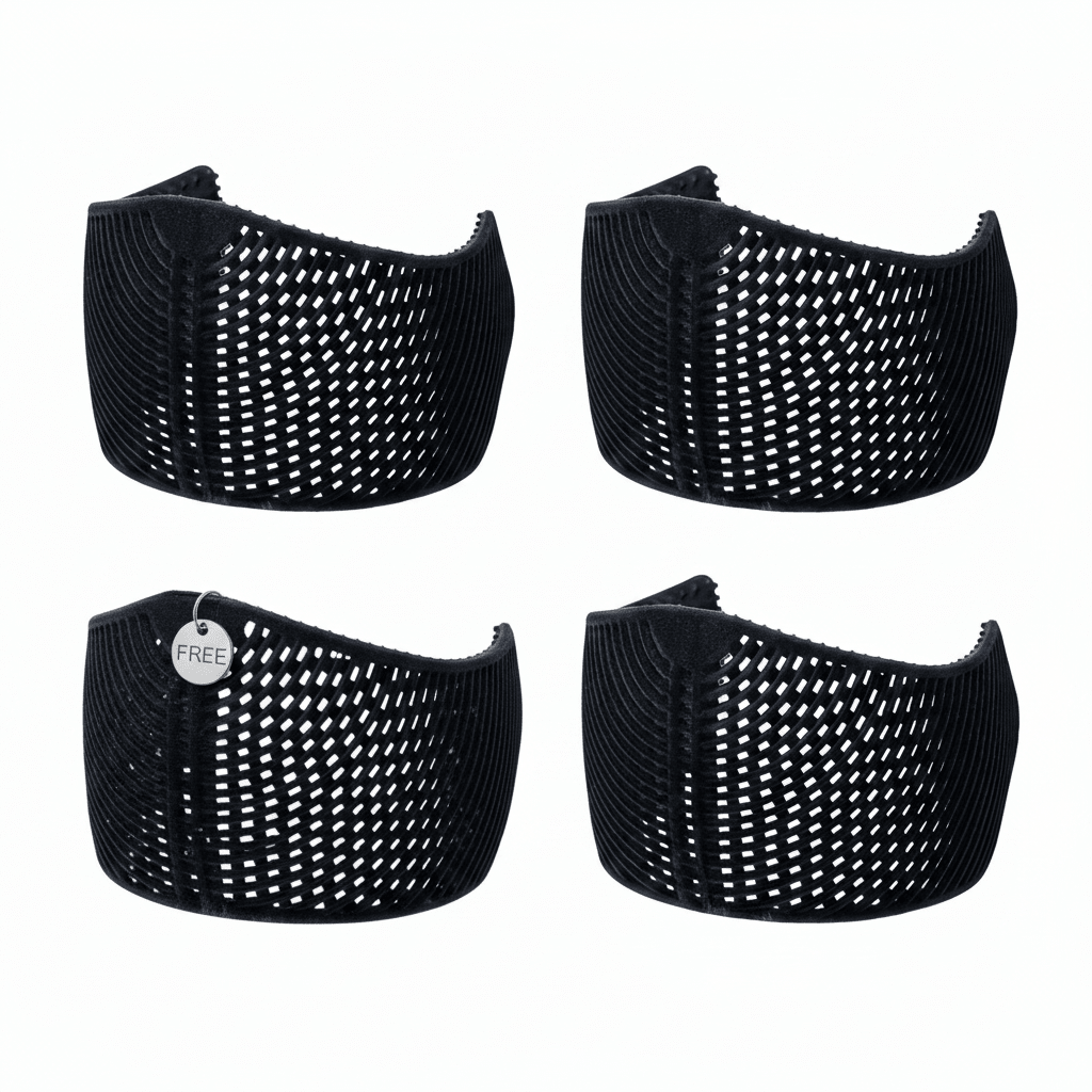 Flocked TPU Hijab Grip Headband (Breathable & Lightweight) (MAC303), view 6