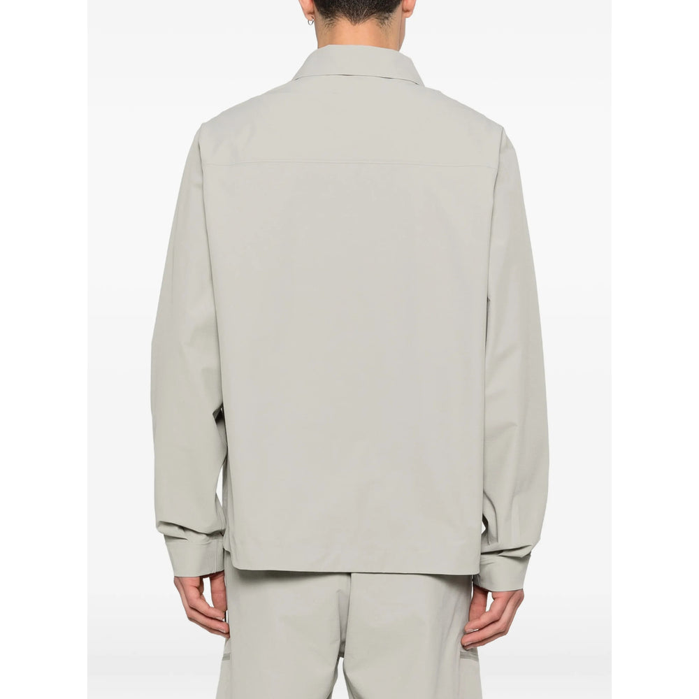 Hiking Patrol Nylon Two-Way Zip Shirt — Green, view 4