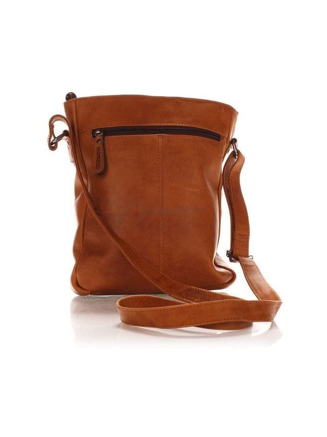 Hill Burry Genuine Leather Shoulder Bag — Brown, view 2