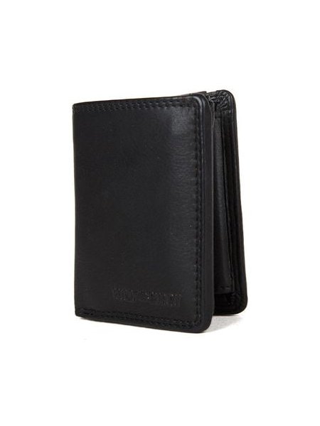 Hill Burry Genuine Leather Wallet — Black, view 4