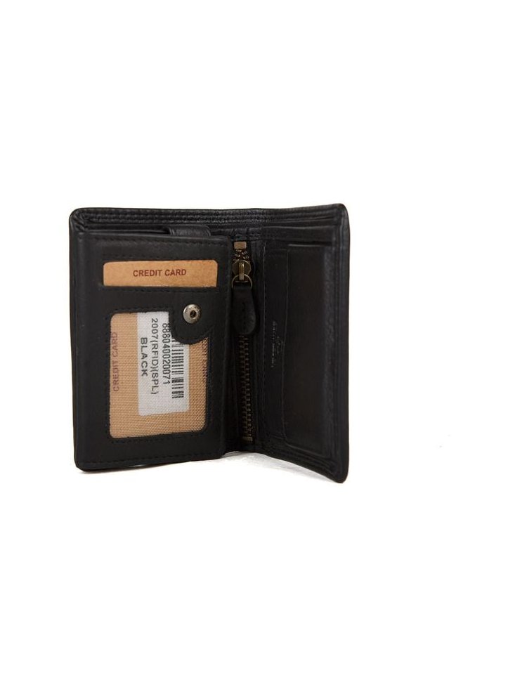 Hill Burry Genuine Leather Wallet — Black by Hill Burry