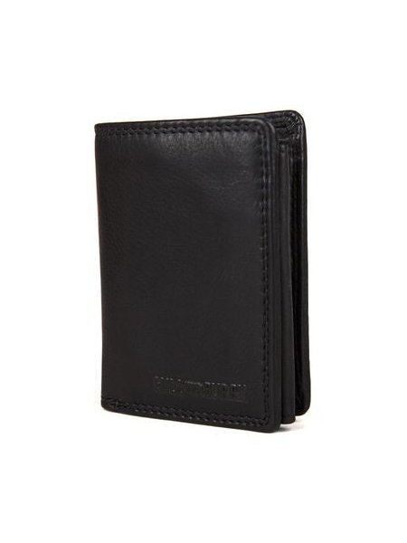 Hill Burry Genuine Leather Wallet — Black, view 2
