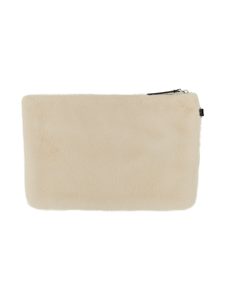 Hinnominate Logo-Detailed Clutch — White by Hinnominate