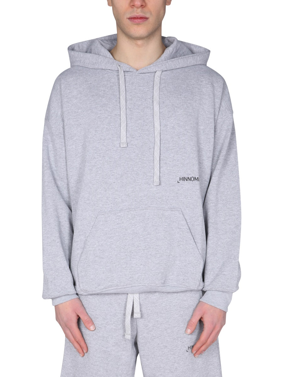 Hinnominate Logo Cotton Sweatshirt — Grey by Hinnominate