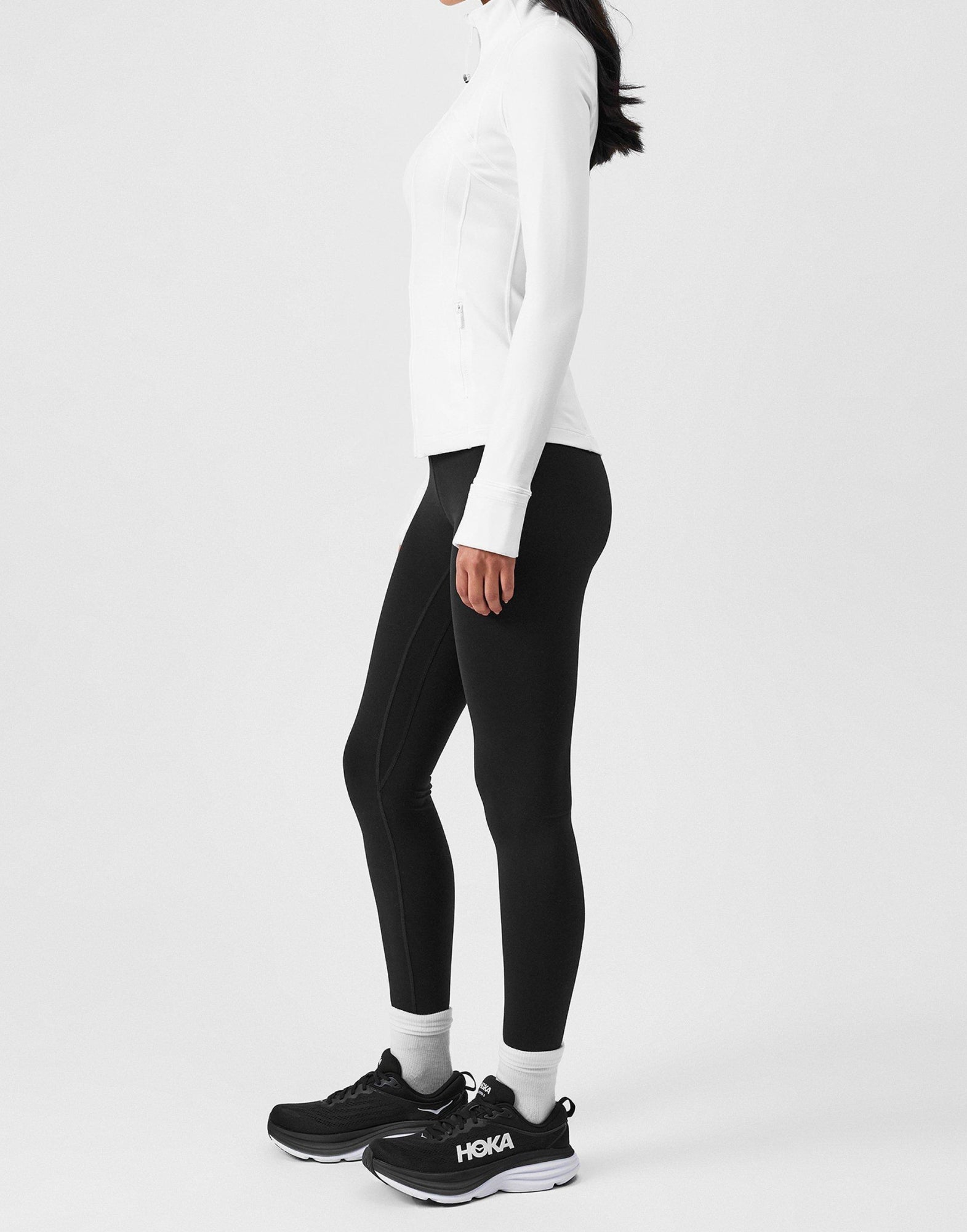 Hoka One One Bondi Sneaker — Black, view 4