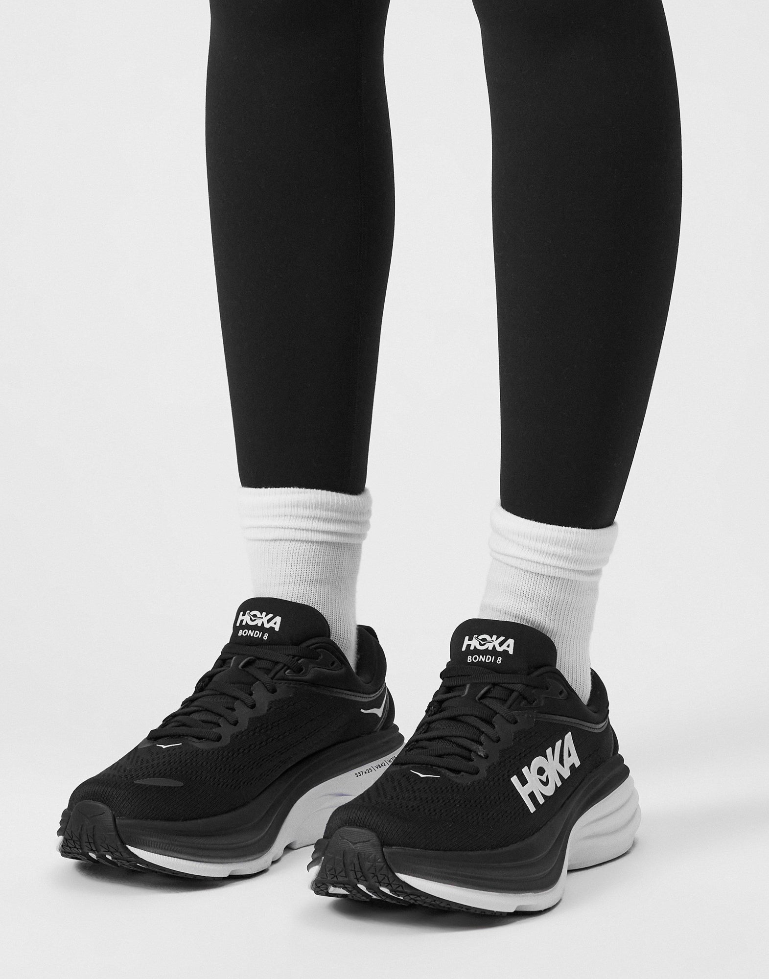 Hoka One One Bondi Sneaker — Black, view 5