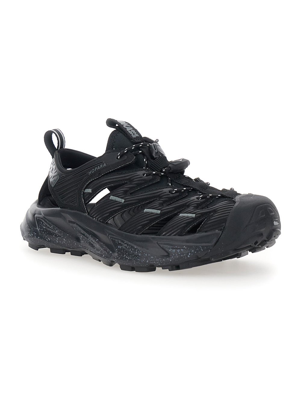 Hoka U Hopara Sandal — Black, view 2
