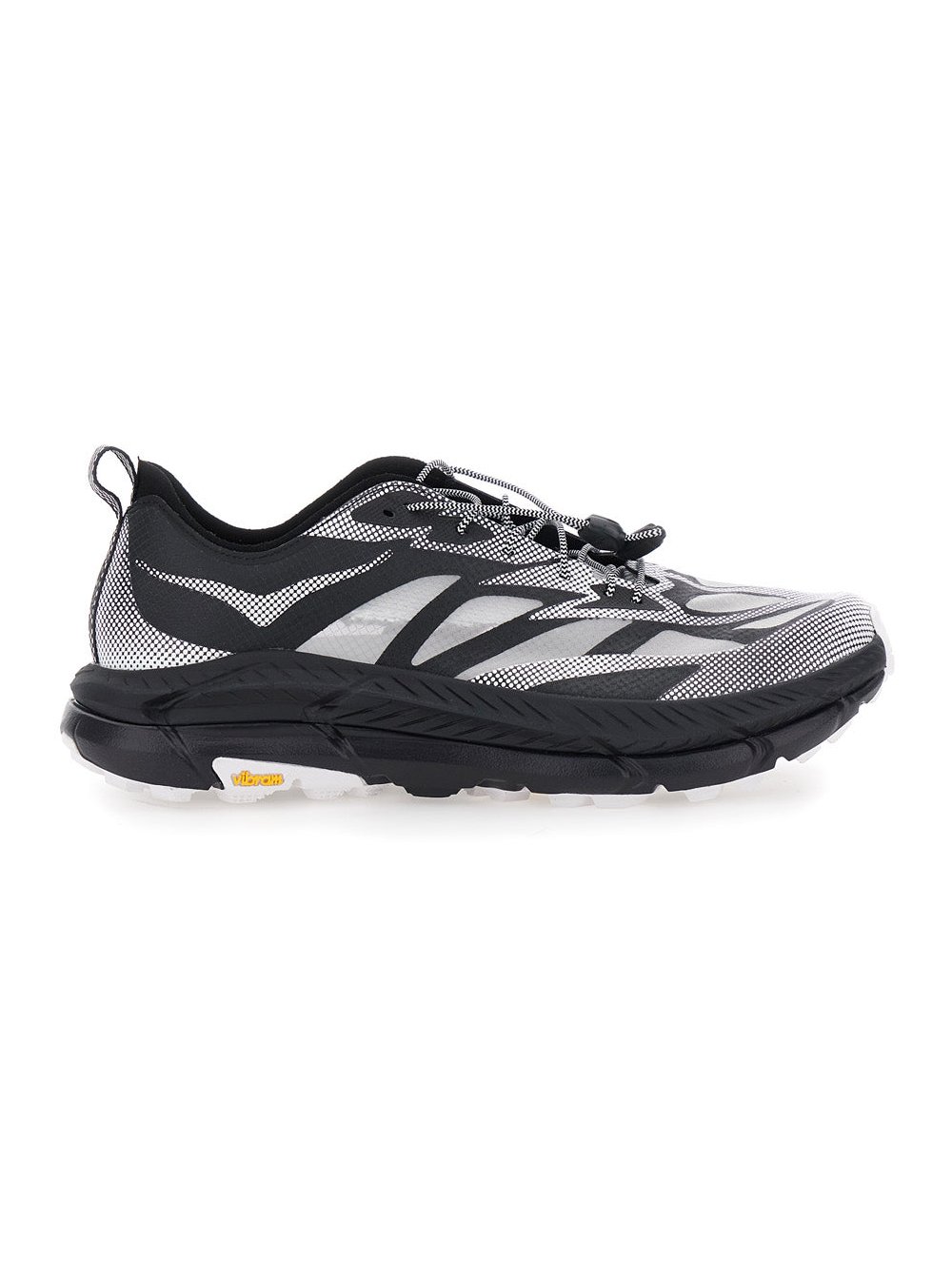 Hoka Mesh Tech-Fabric Low-Top Sneaker — Black by Hoka