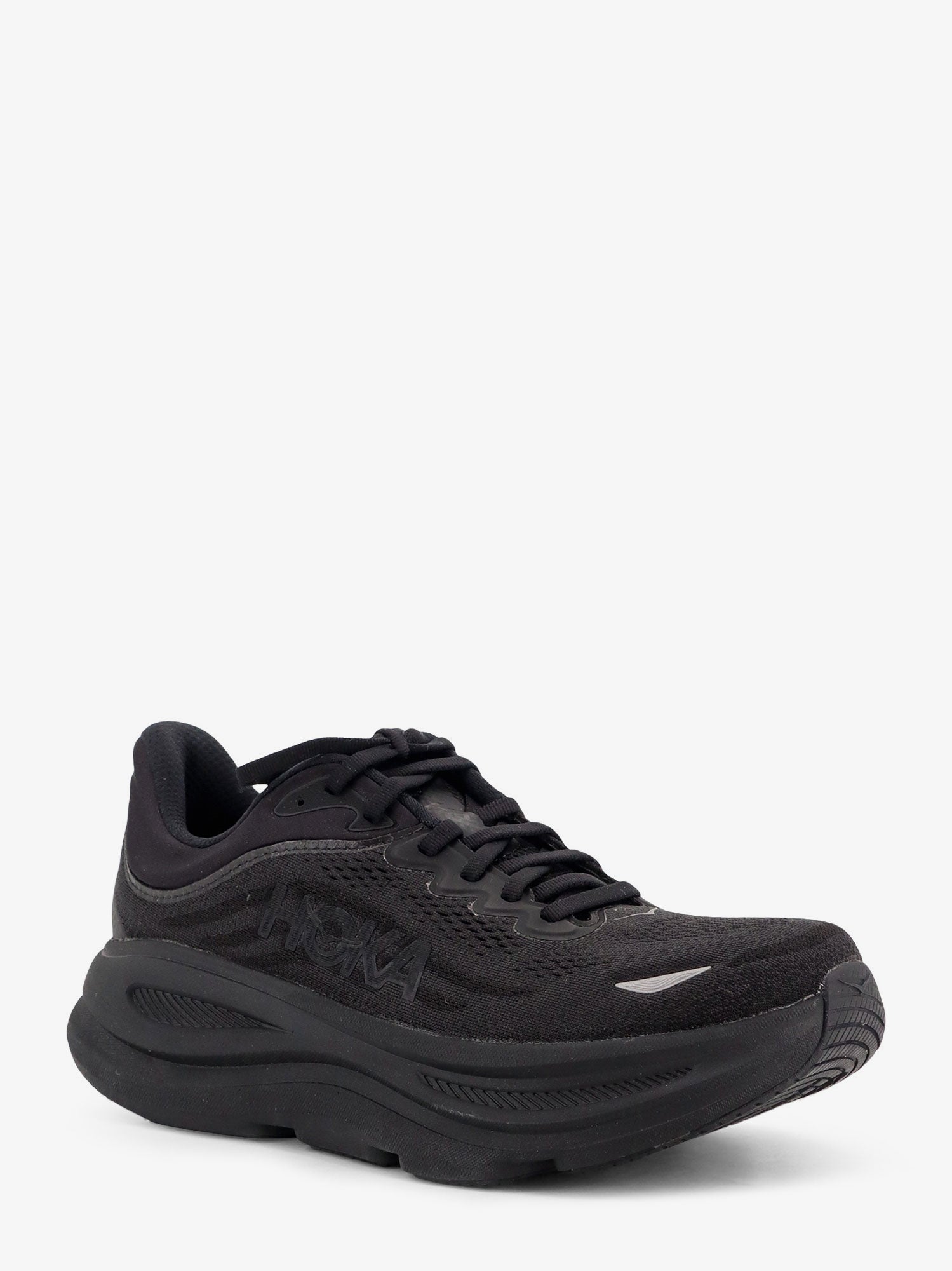Hoka Bondi Sneaker — Black, view 3