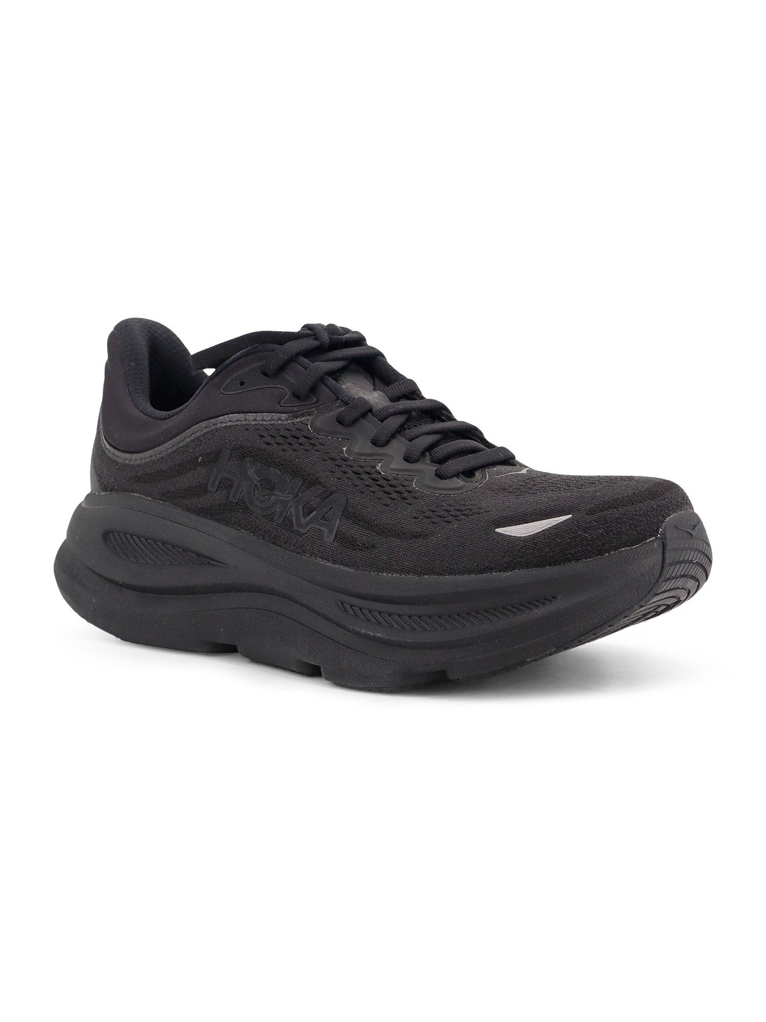 Hoka Bondi Sneaker — Black, view 4