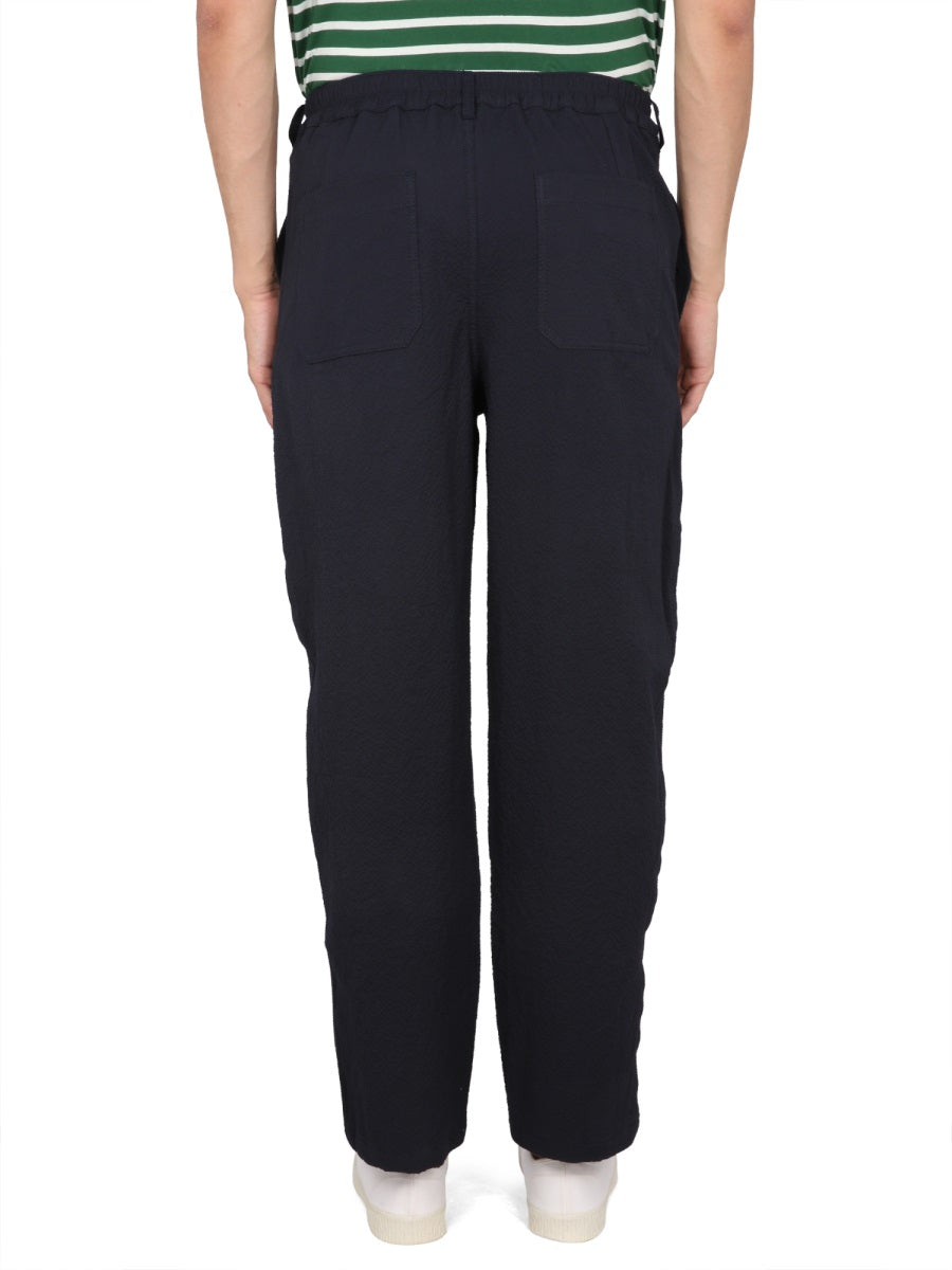 Howlin' Cotton-Blend Trousers — Blue, view 3