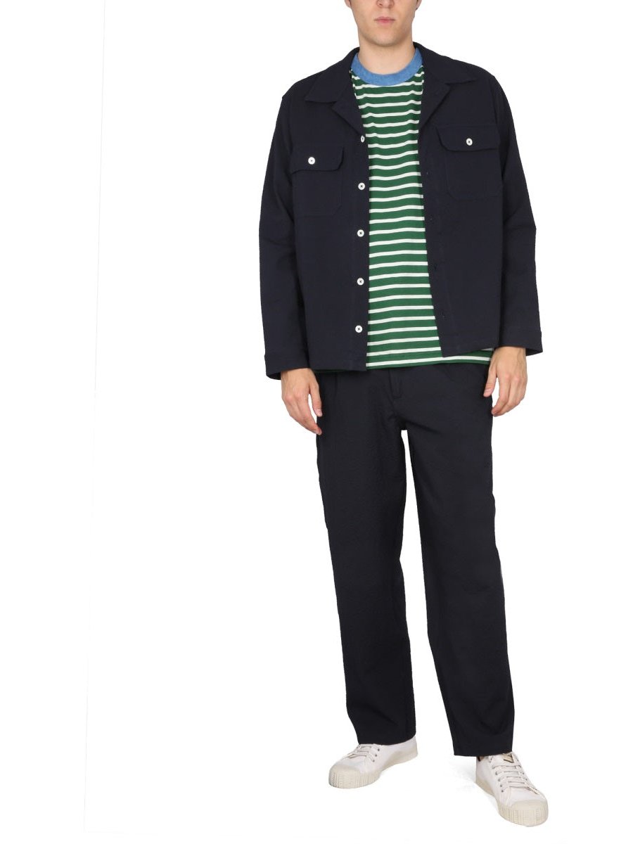 Howlin' Cotton-Blend Trousers — Blue, view 4