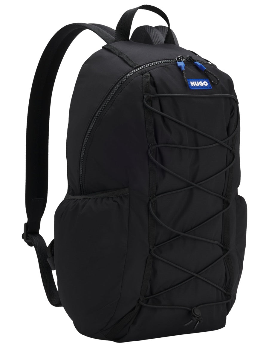 Hugo Recycled Polyester Backpack — Black by Hugo