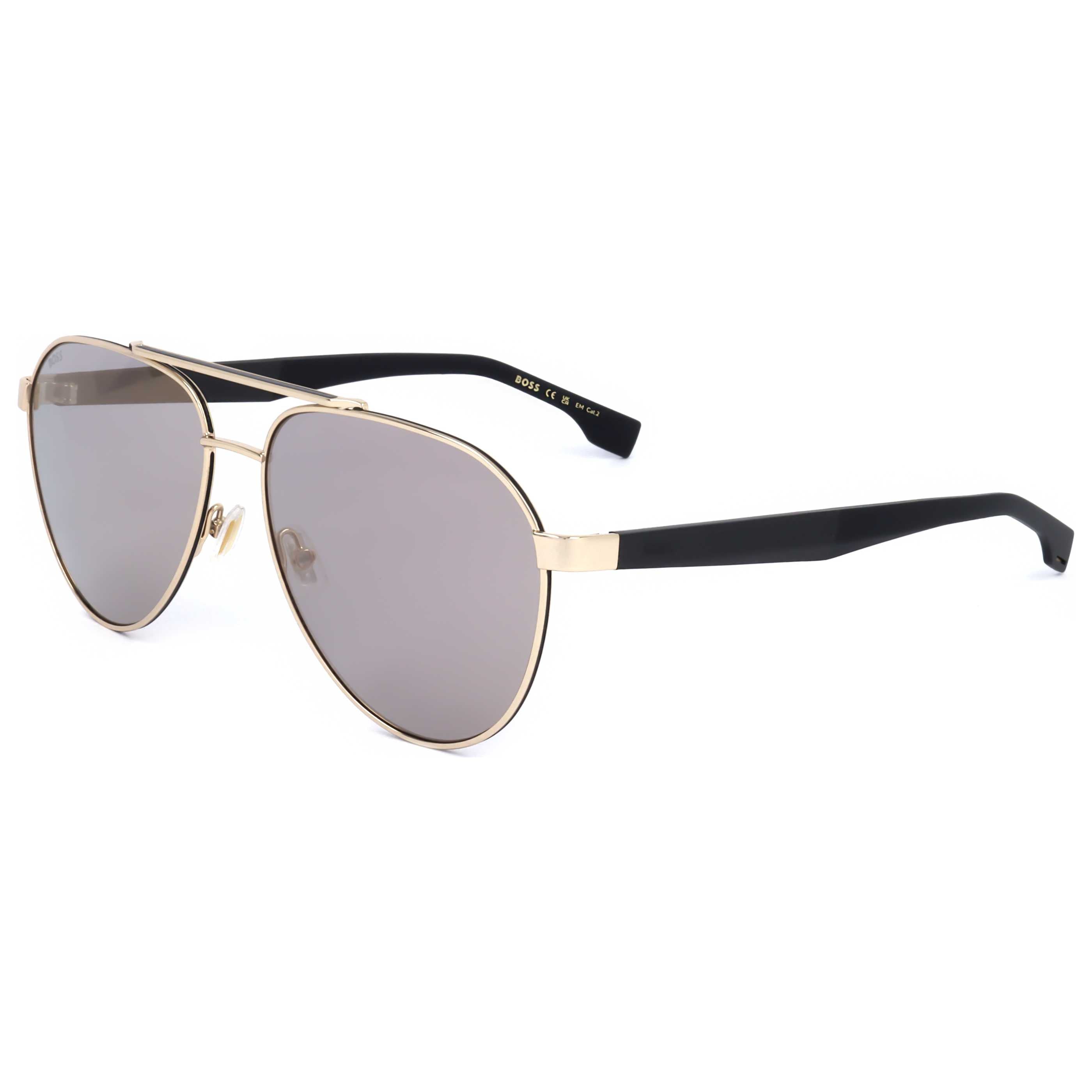 Hugo Boss BOSS1485SRHL60 Aviator Sunglasses — Gold by Hugo Boss