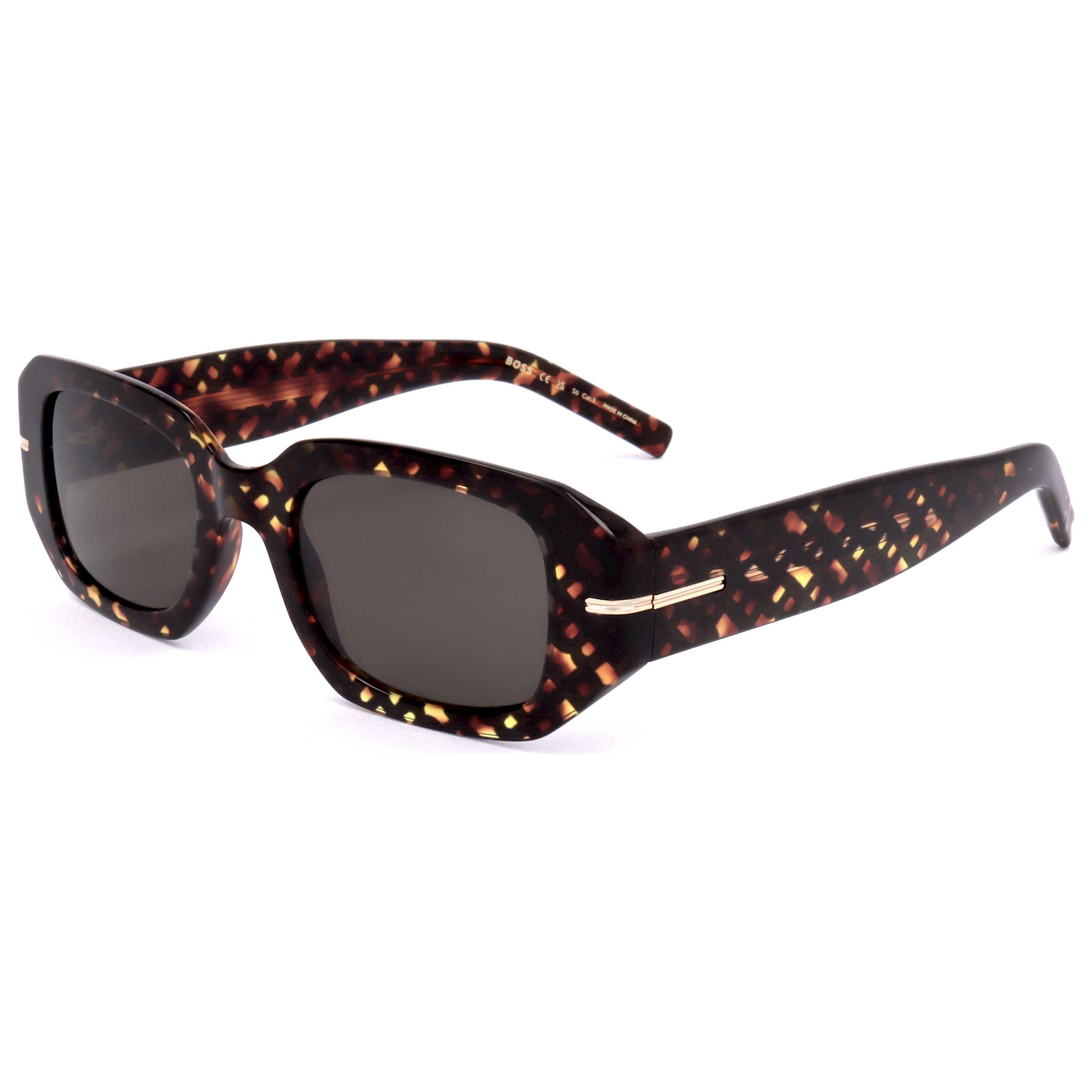 Hugo Boss BOSS1608S2VMIR Tortoiseshell Acetate Sunglasses — Brown by Hugo Boss