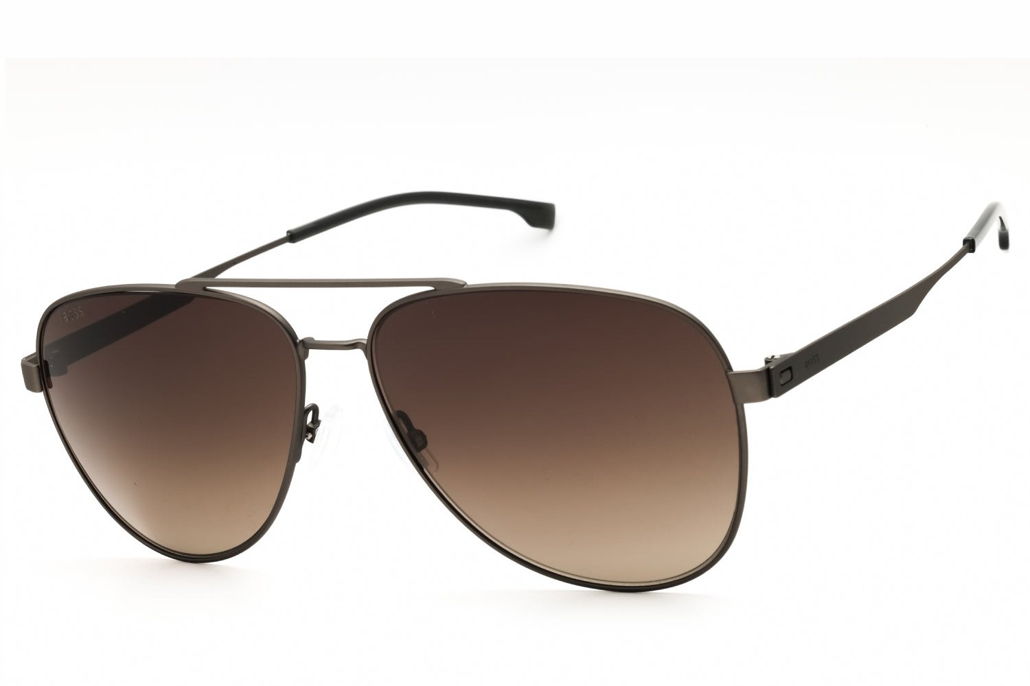 Hugo Boss BOSS1641S Aviator Metal Frame Sunglasses — Brown by Hugo Boss