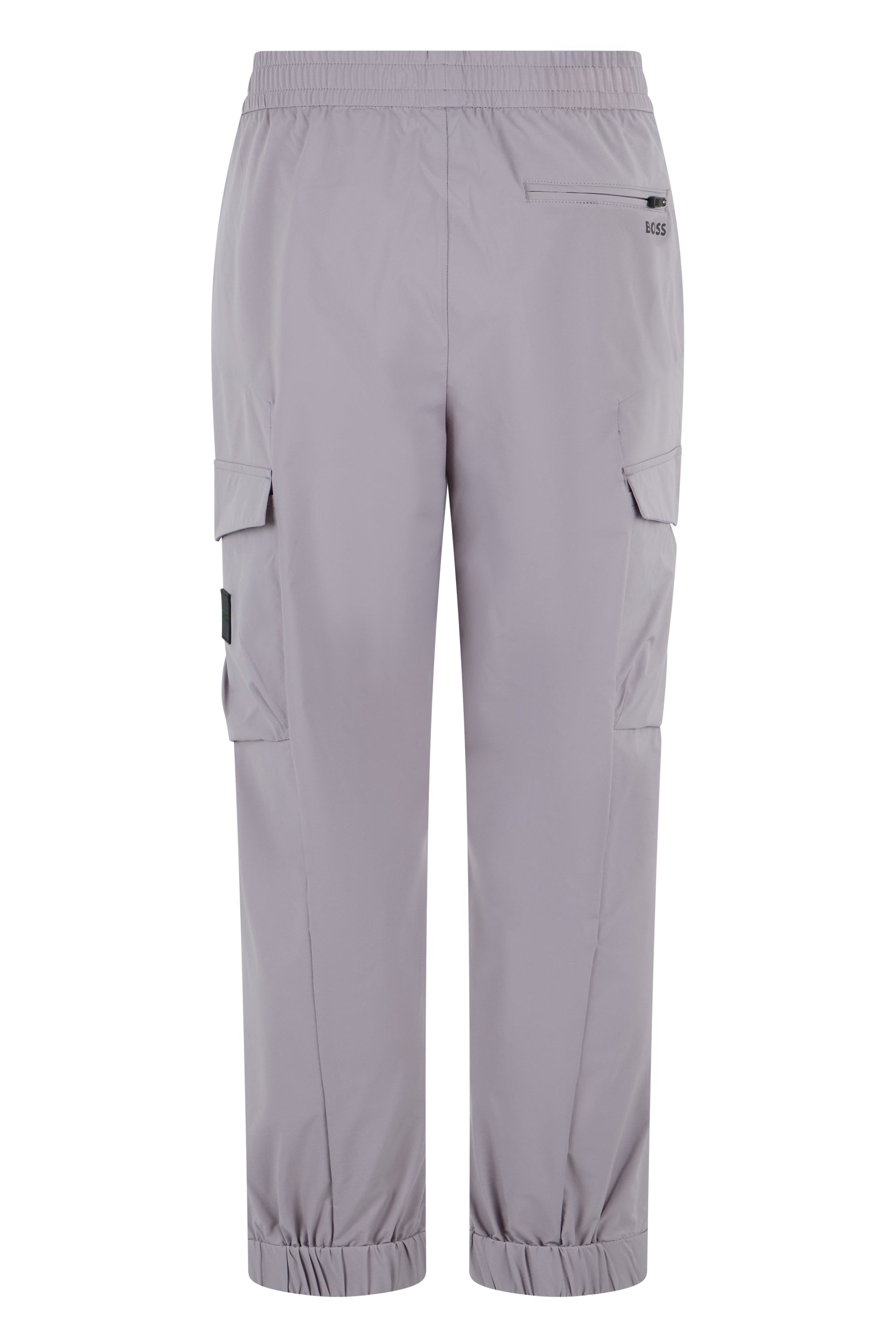 Hugo Boss Polyamide Cargo Joggers — Gray, view 2