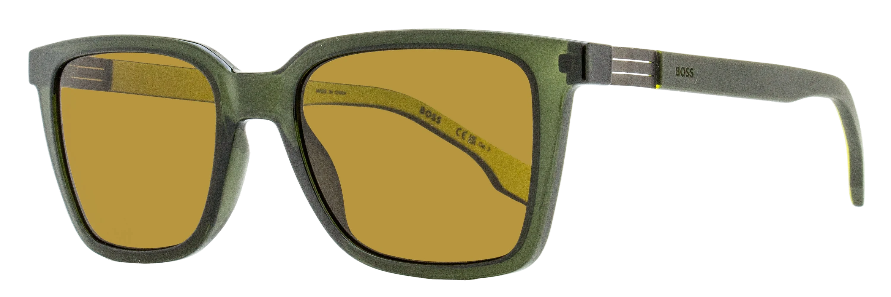 Hugo Boss Rectangular Sunglasses — Green by Hugo Boss