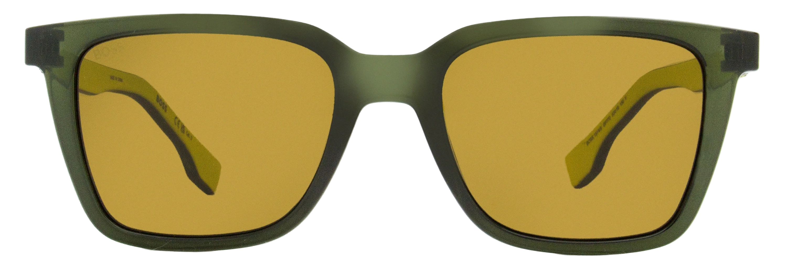 Hugo Boss Rectangular Sunglasses — Green, view 2