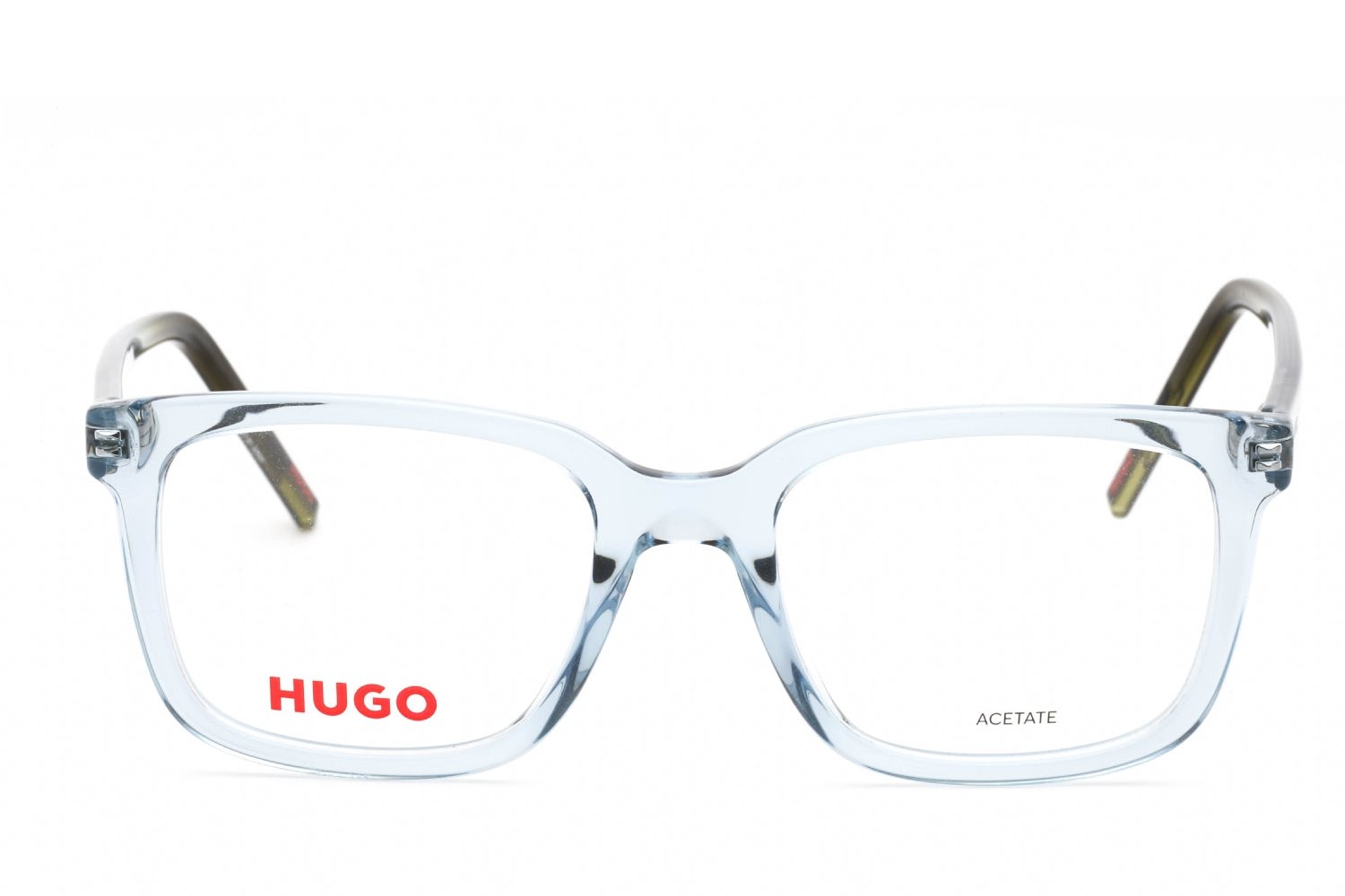 Hugo HG1261 Rectangular Plastic Eyeglasses — Blue, view 2