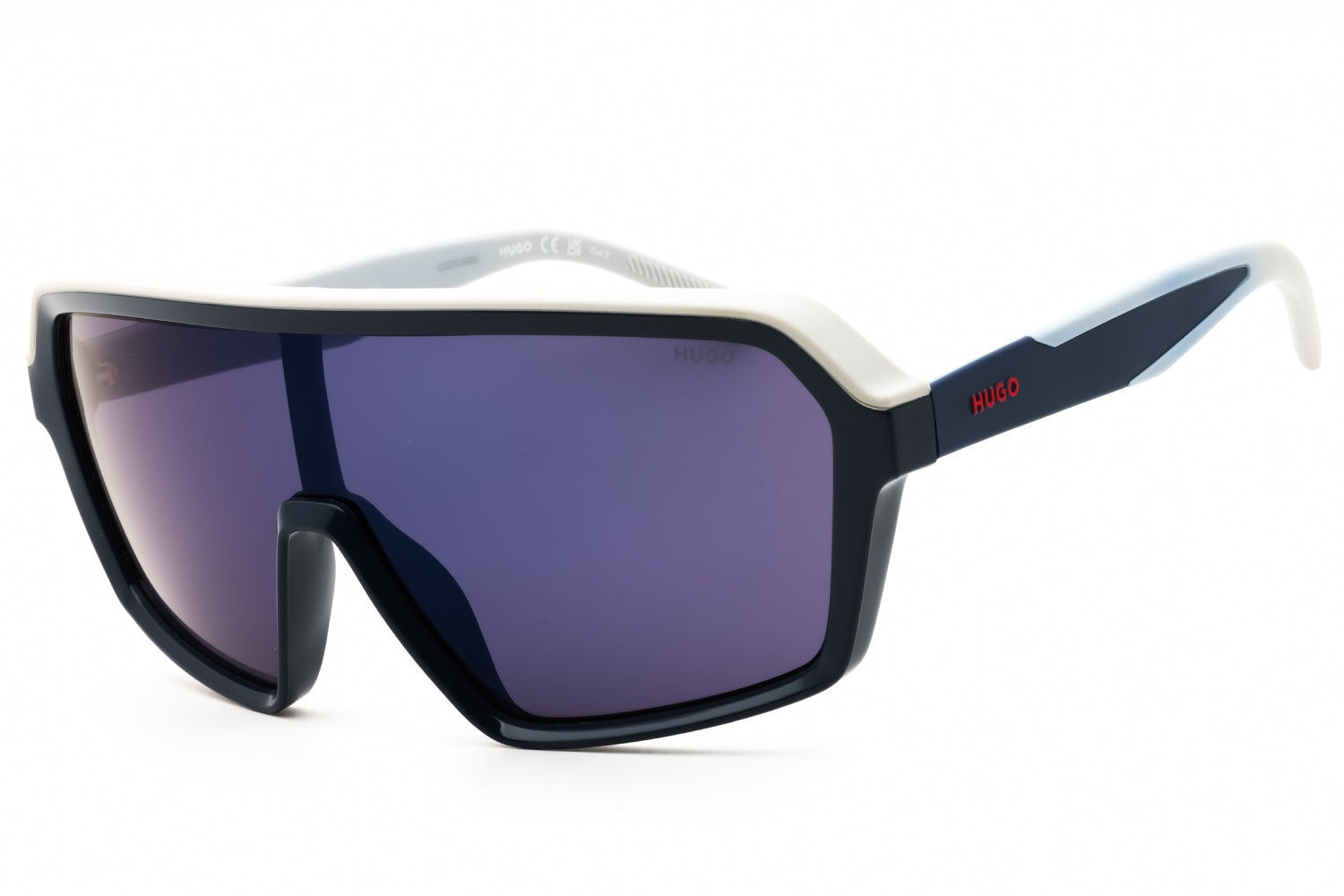 Hugo HG1334GS Shield-Frame Sunglasses — Blue by Hugo