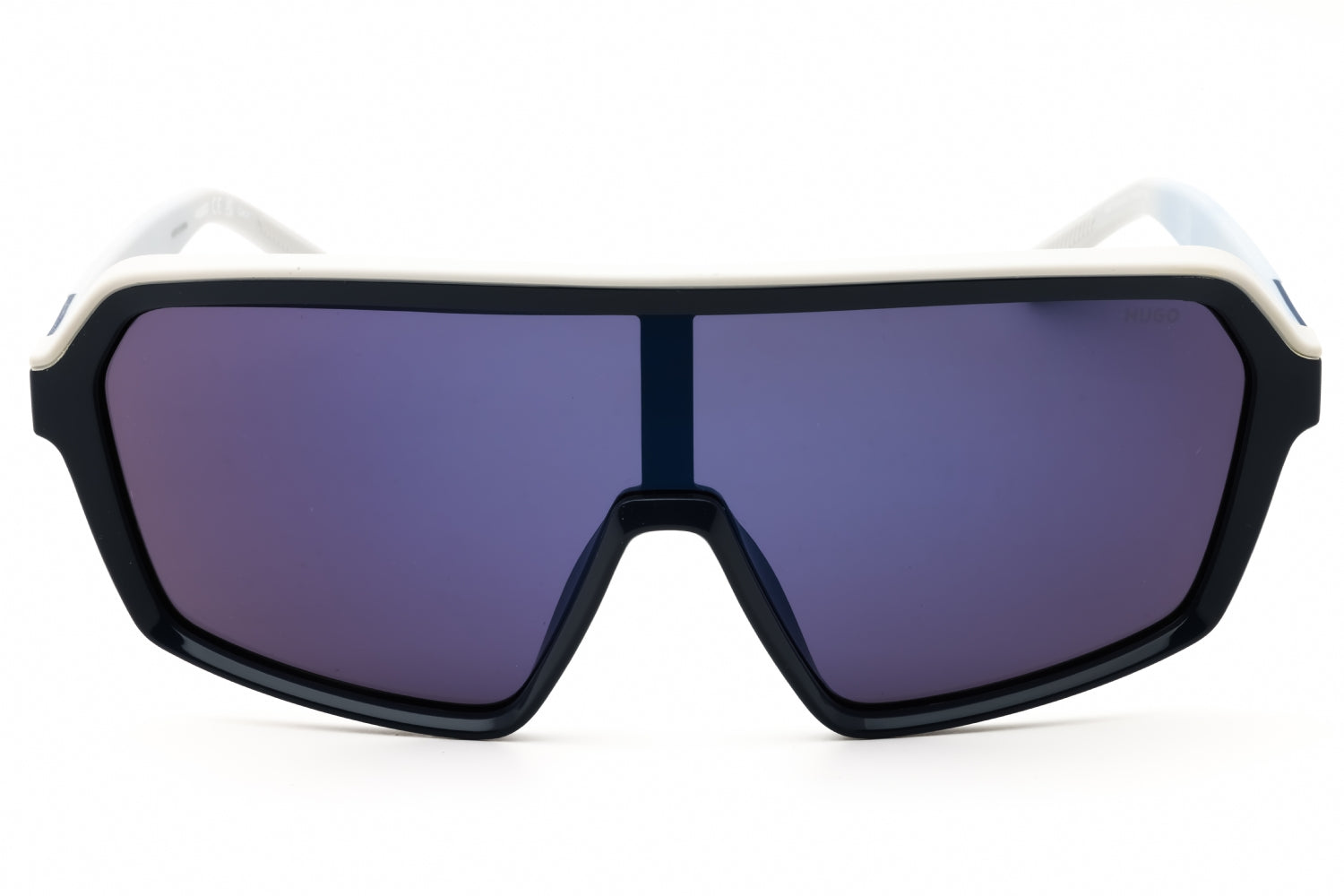 Hugo HG1334GS Shield-Frame Sunglasses — Blue, view 2
