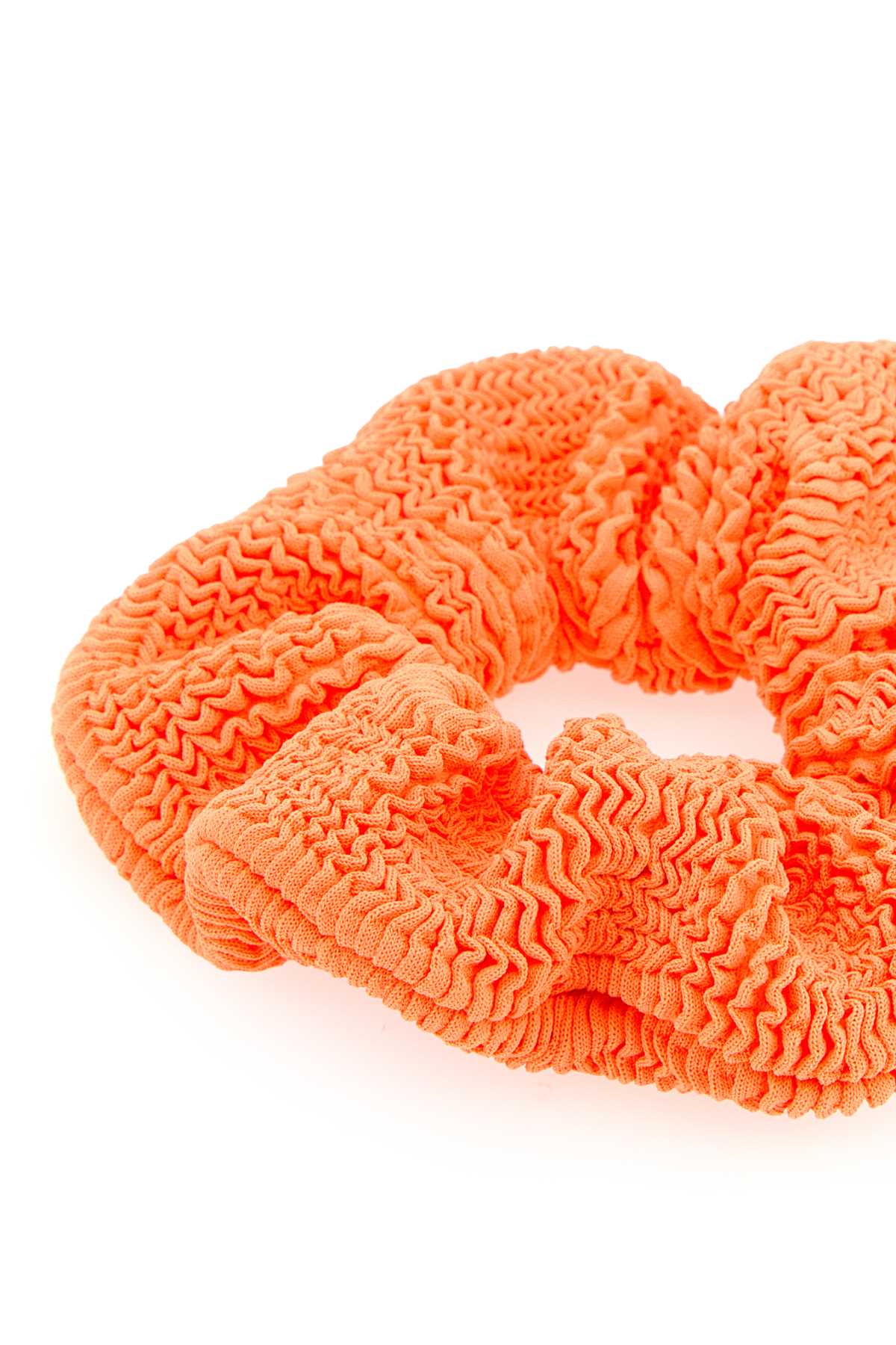 Hunza G Scrunchie Hair Band — Orange, view 2