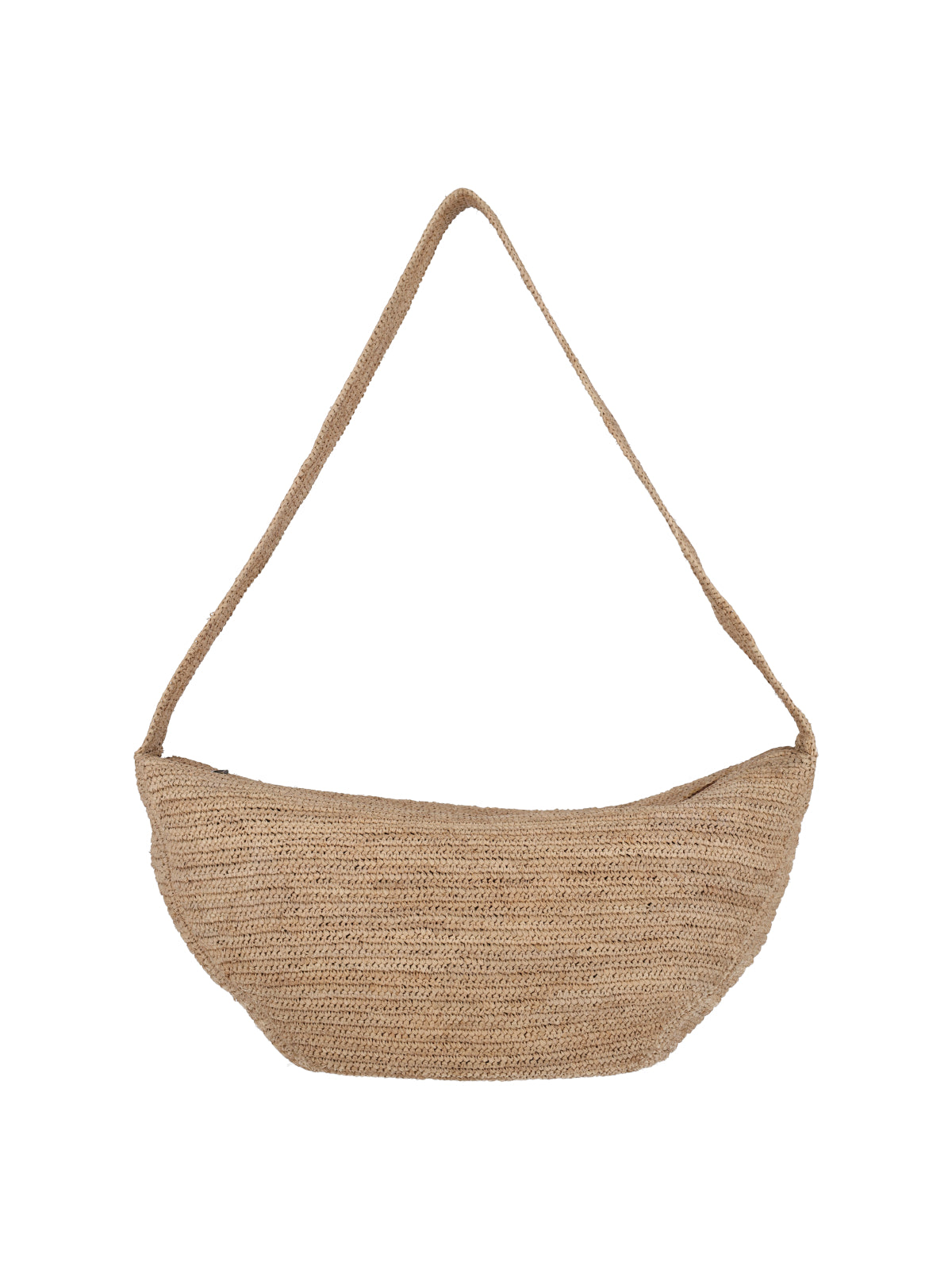 Ibeliv Woven Raffia Shoulder Bag — Beige by Ibeliv