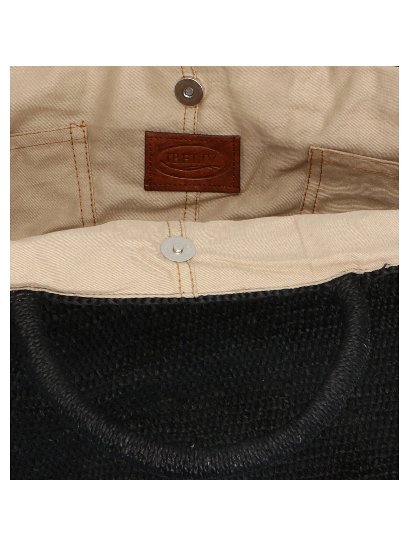 Ibeliv Vanilla Tote Bag — Black, view 4