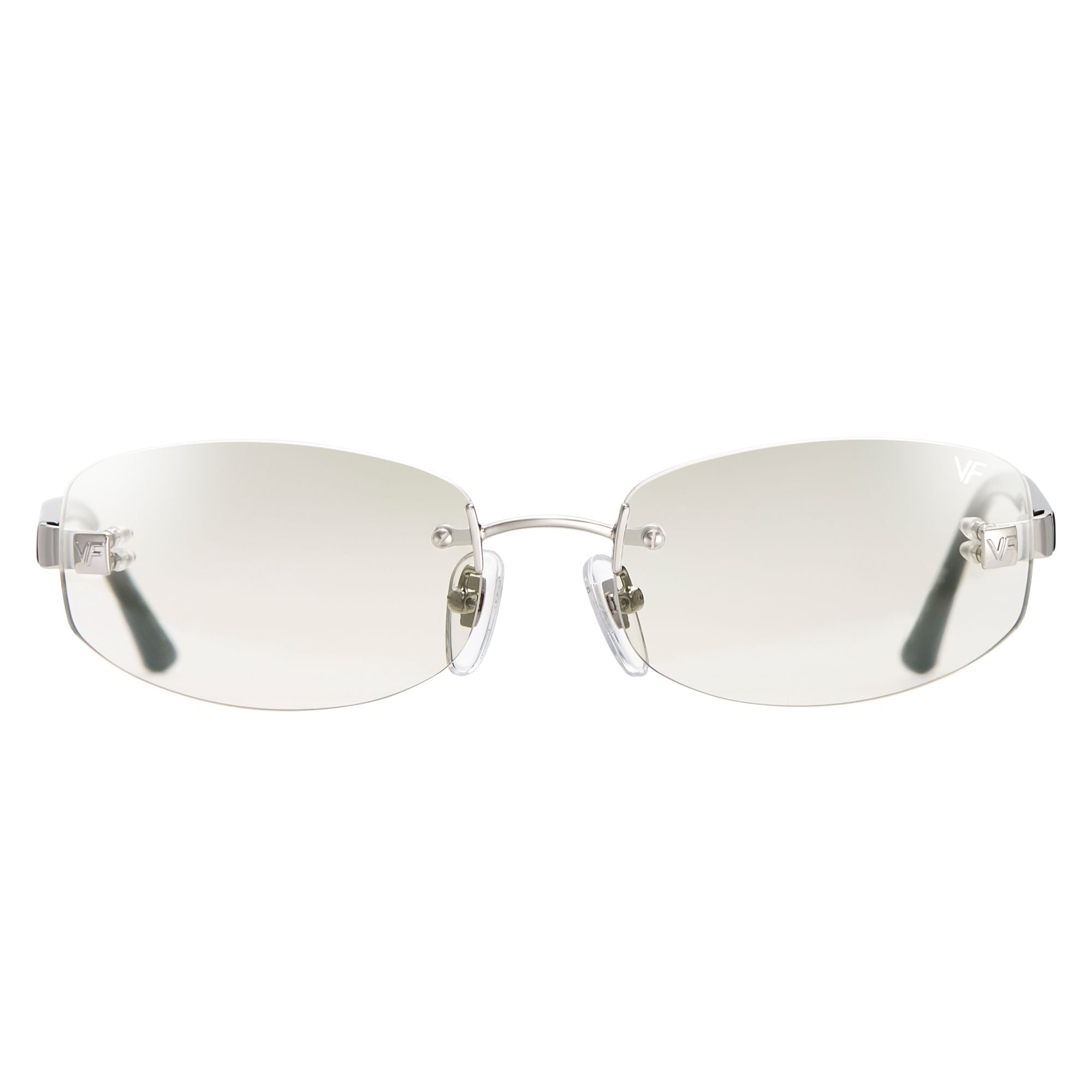 Ibiza Rimless Drill Mount 24KT White Gold, view 3