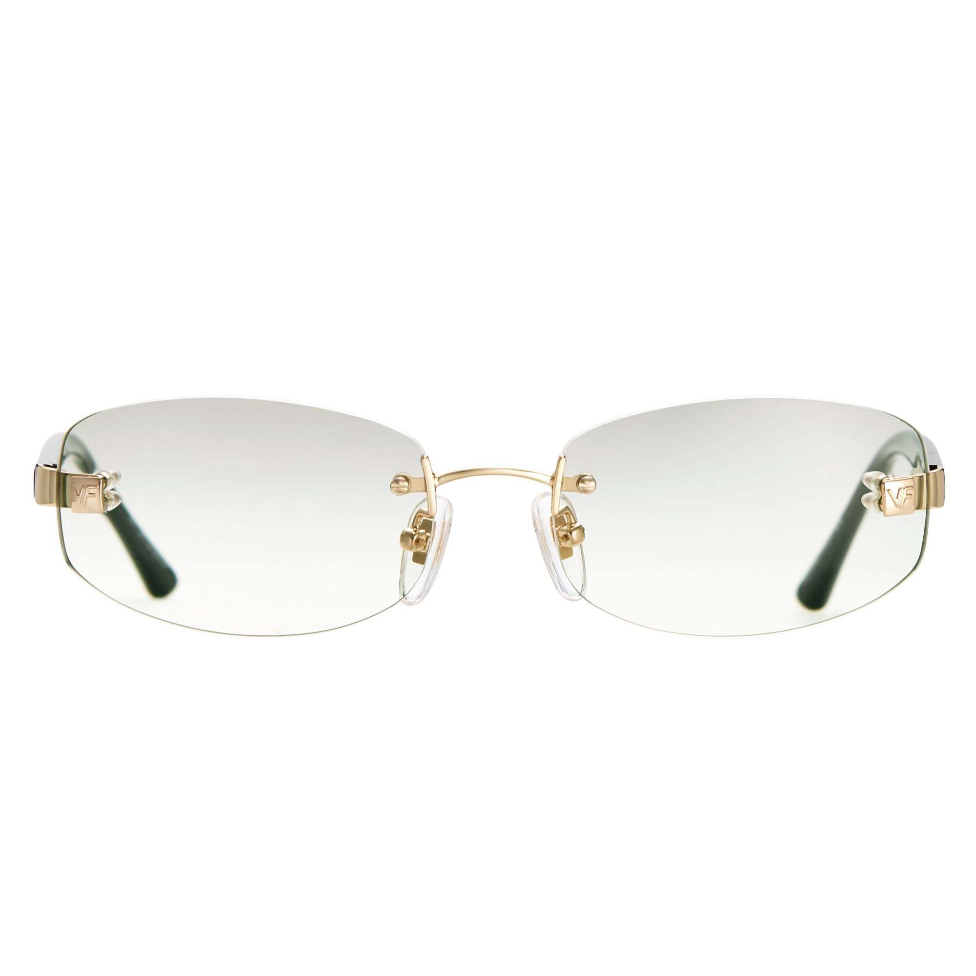 Ibiza Rimless Drill Mount 24KT Yellow Gold, view 4