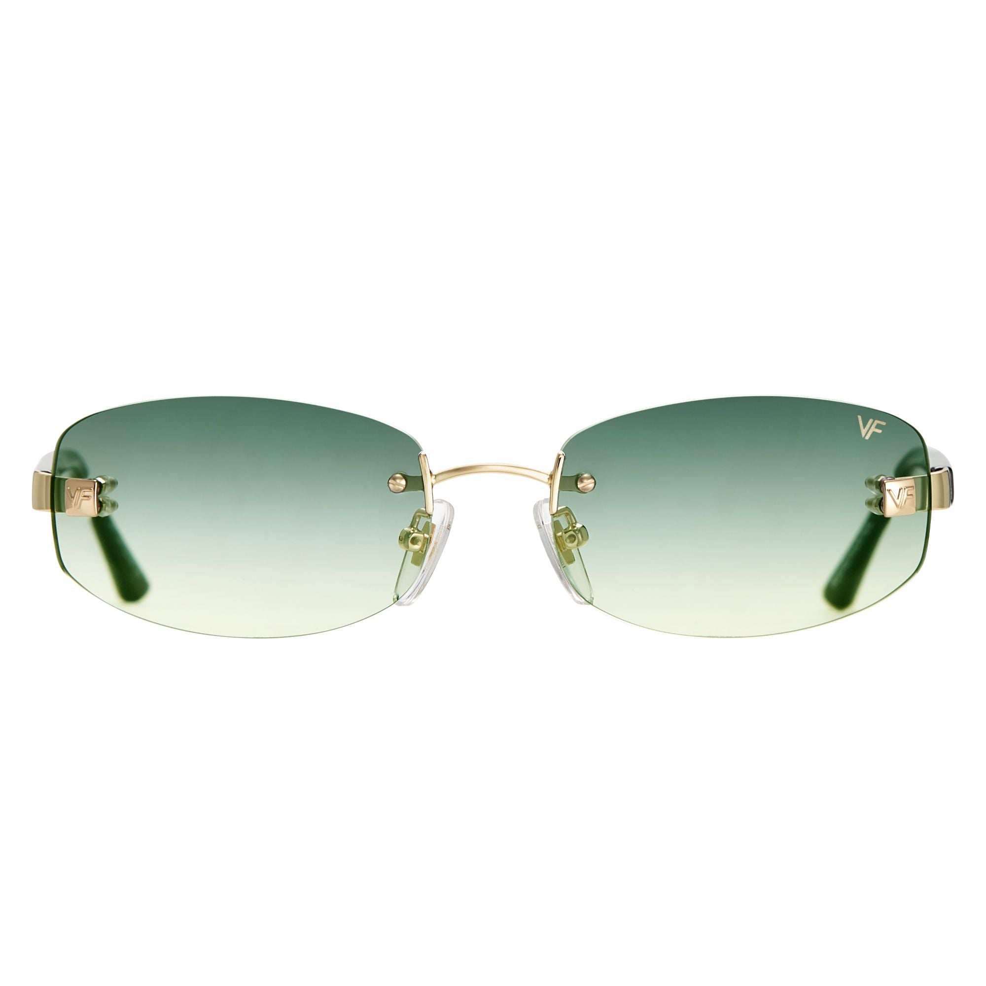 Ibiza Rimless Drill Mount 24KT Yellow Gold, view 5