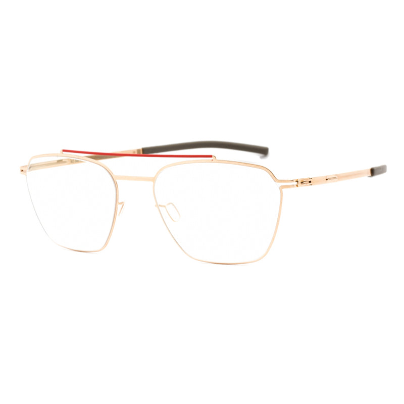 Ic! Berlin LOTSOM1627B214 Rectangle Full Rim Eyeglasses — Grey by ic! berlin