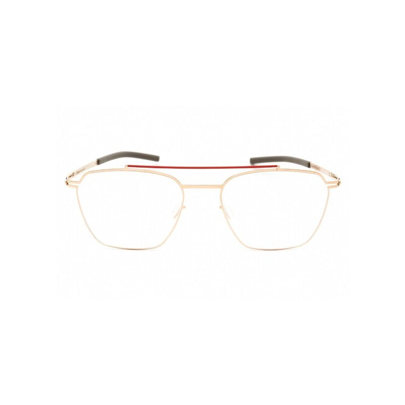 Ic! Berlin LOTSOM1627B214 Rectangle Full Rim Eyeglasses — Grey, view 2