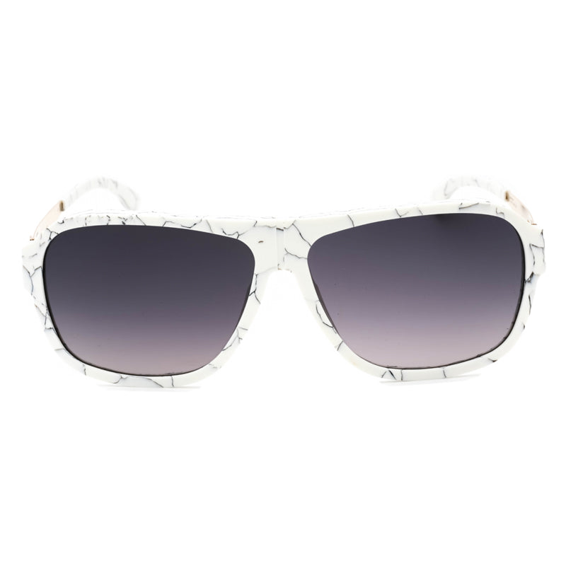 Ic! Berlin POWERLAWA05578310 Marble Aviator Sunglasses — White, view 2