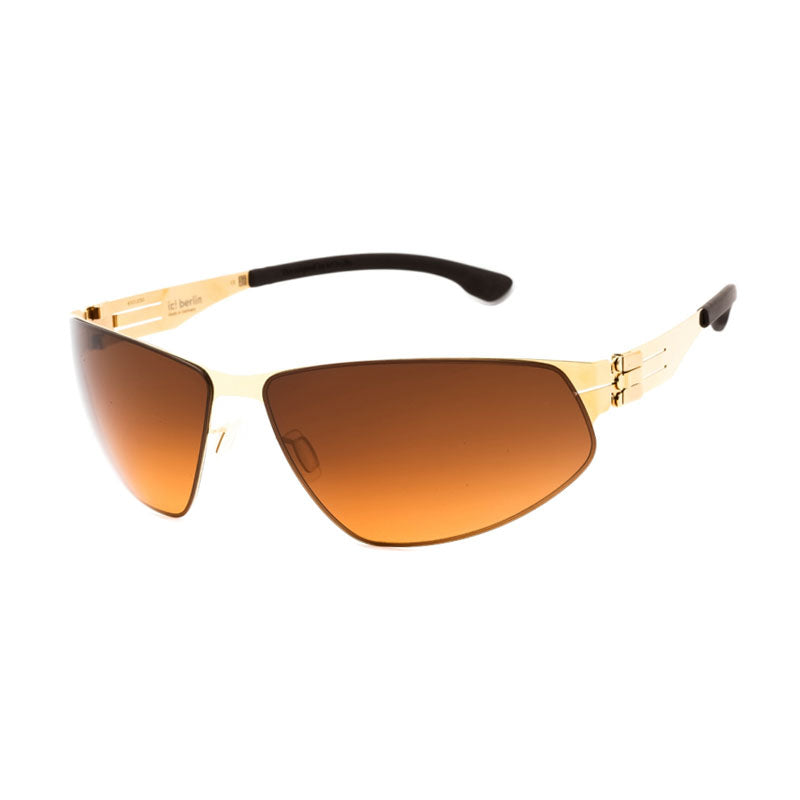 Ic! Berlin REESEM1521003 Gradient-Lens Sunglasses — Gold by ic! berlin