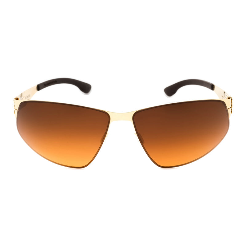 Ic! Berlin REESEM1521003 Gradient-Lens Sunglasses — Gold, view 2