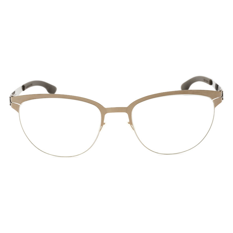 Ic! Berlin THEINGENUEM1417073 Oval Full Rim Metal Eyeglasses — Bronze, view 2
