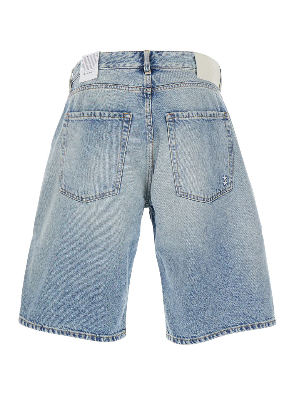 Icon Denim Bobby Bermuda Shorts — Blue, view 2