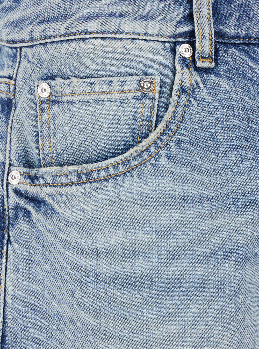 Icon Denim Bobby Bermuda Shorts — Blue, view 3
